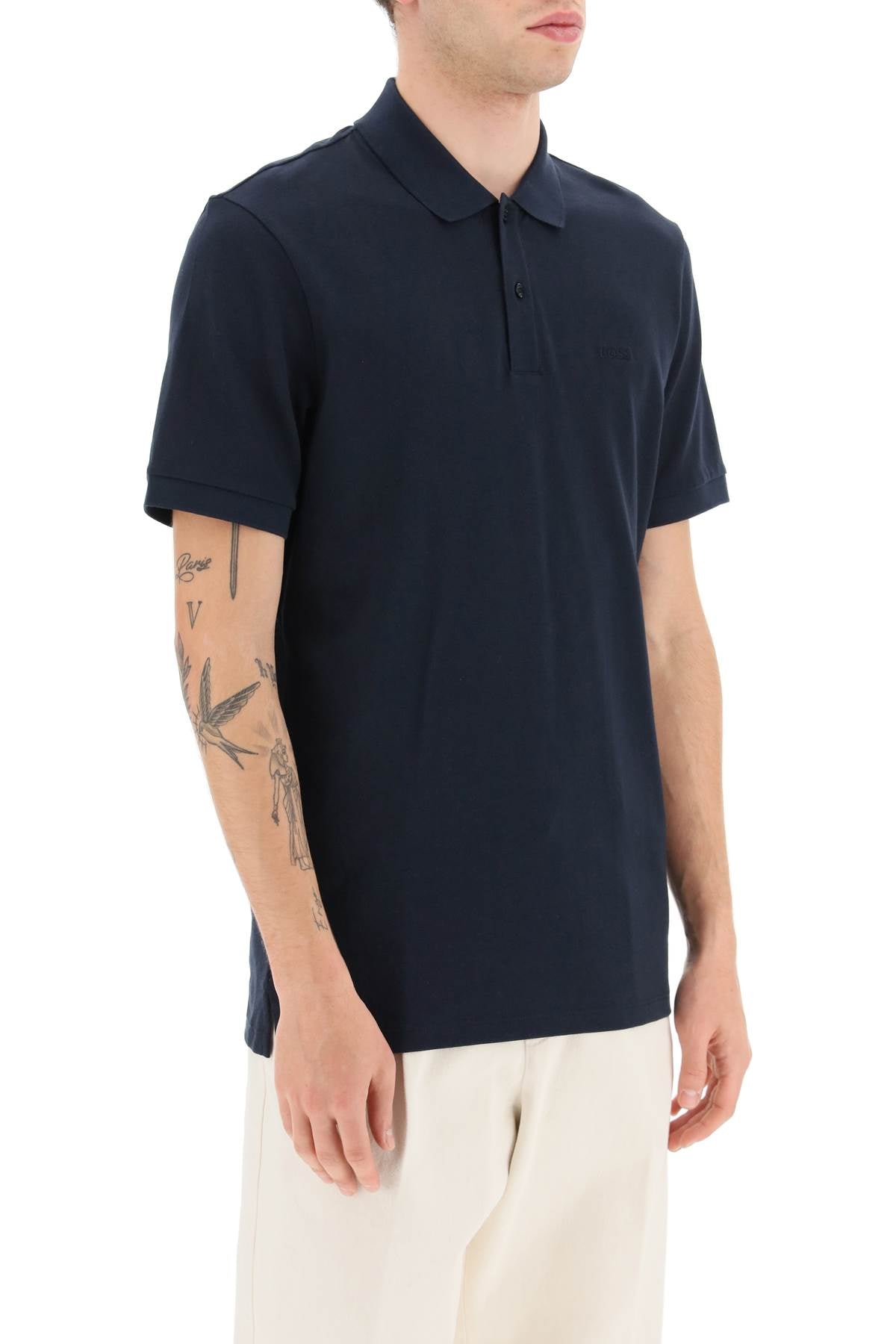 Boss Boss organic cotton polo shirt