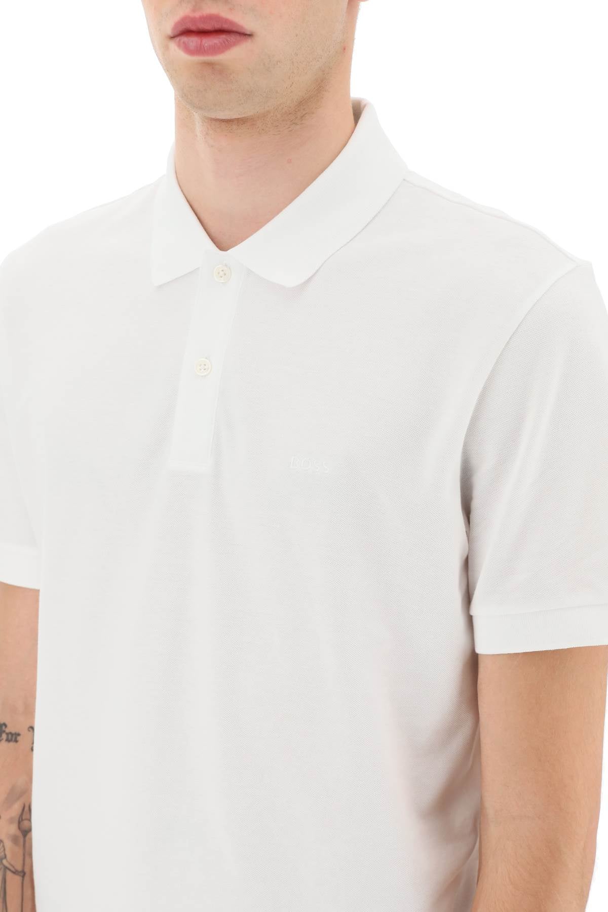 Boss Boss organic cotton polo shirt