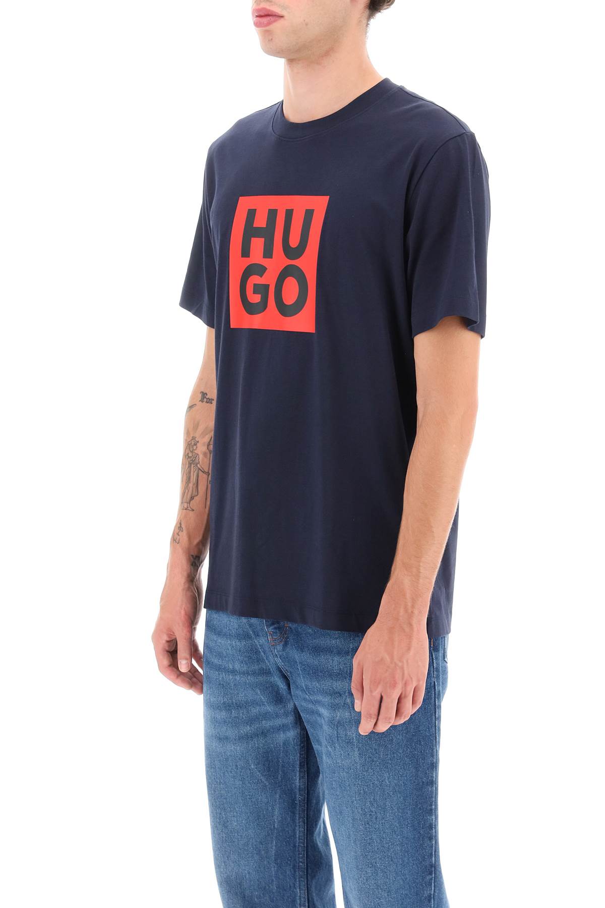 Hugo Hugo daltor logo print t-shirt