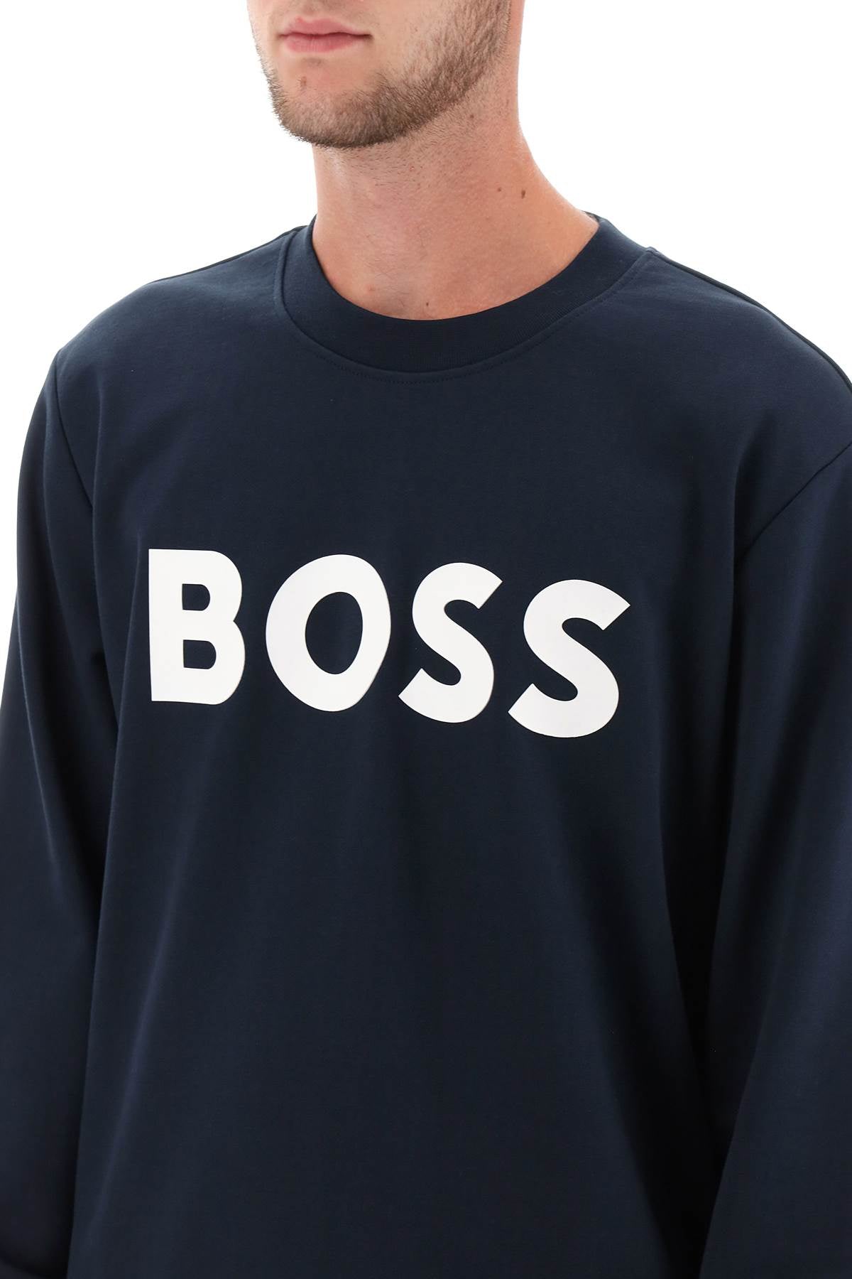 Boss Boss logo print sweatshirt