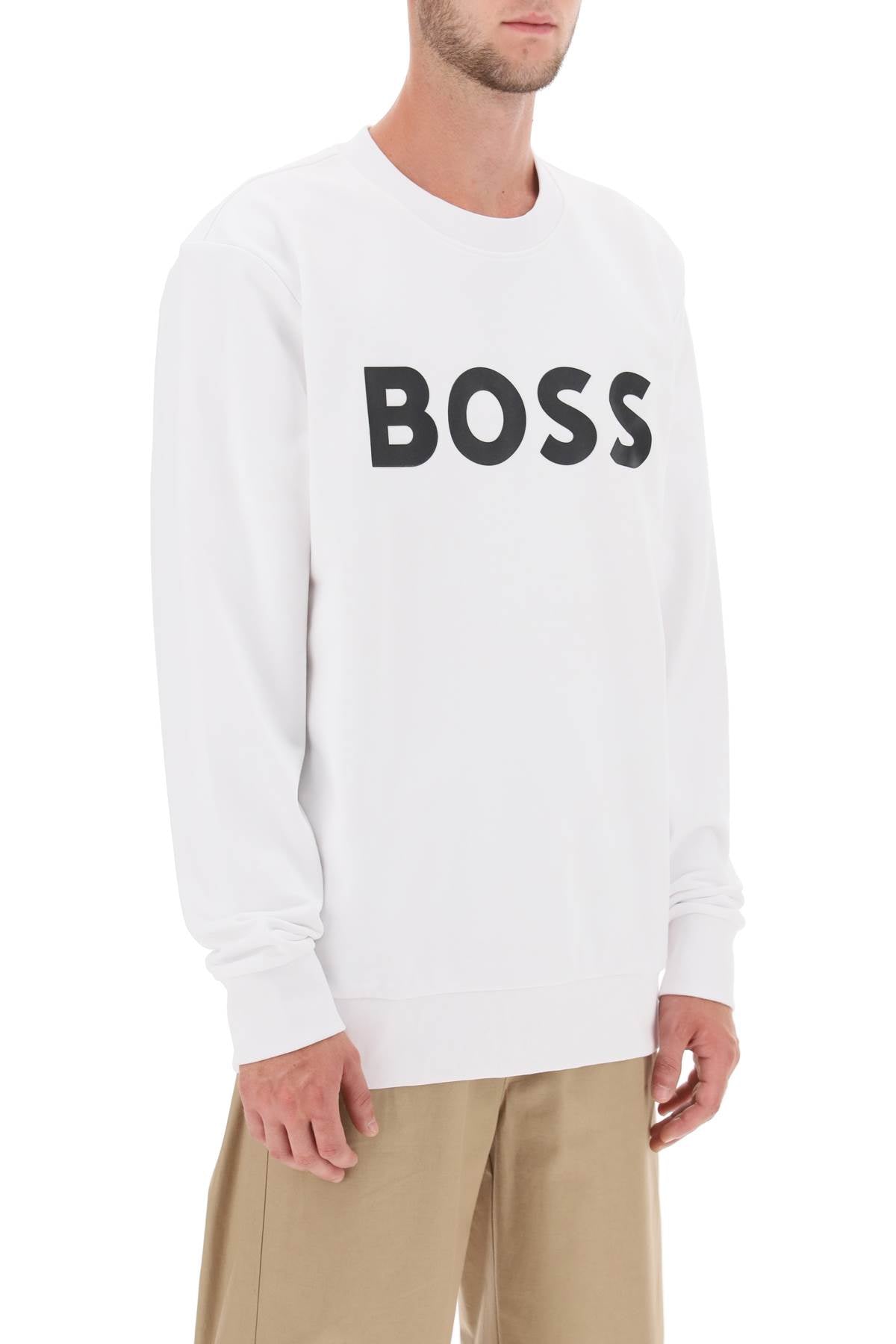 Boss Boss logo print sweatshirt