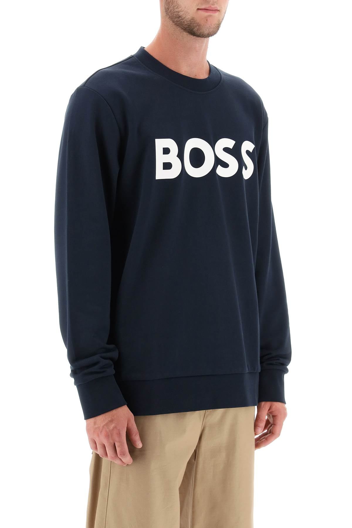 Boss Boss logo print sweatshirt