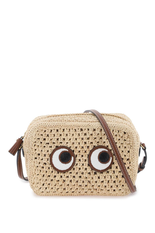 Anya Hindmarch Anya hindmarch raffia eyes crossbody bag