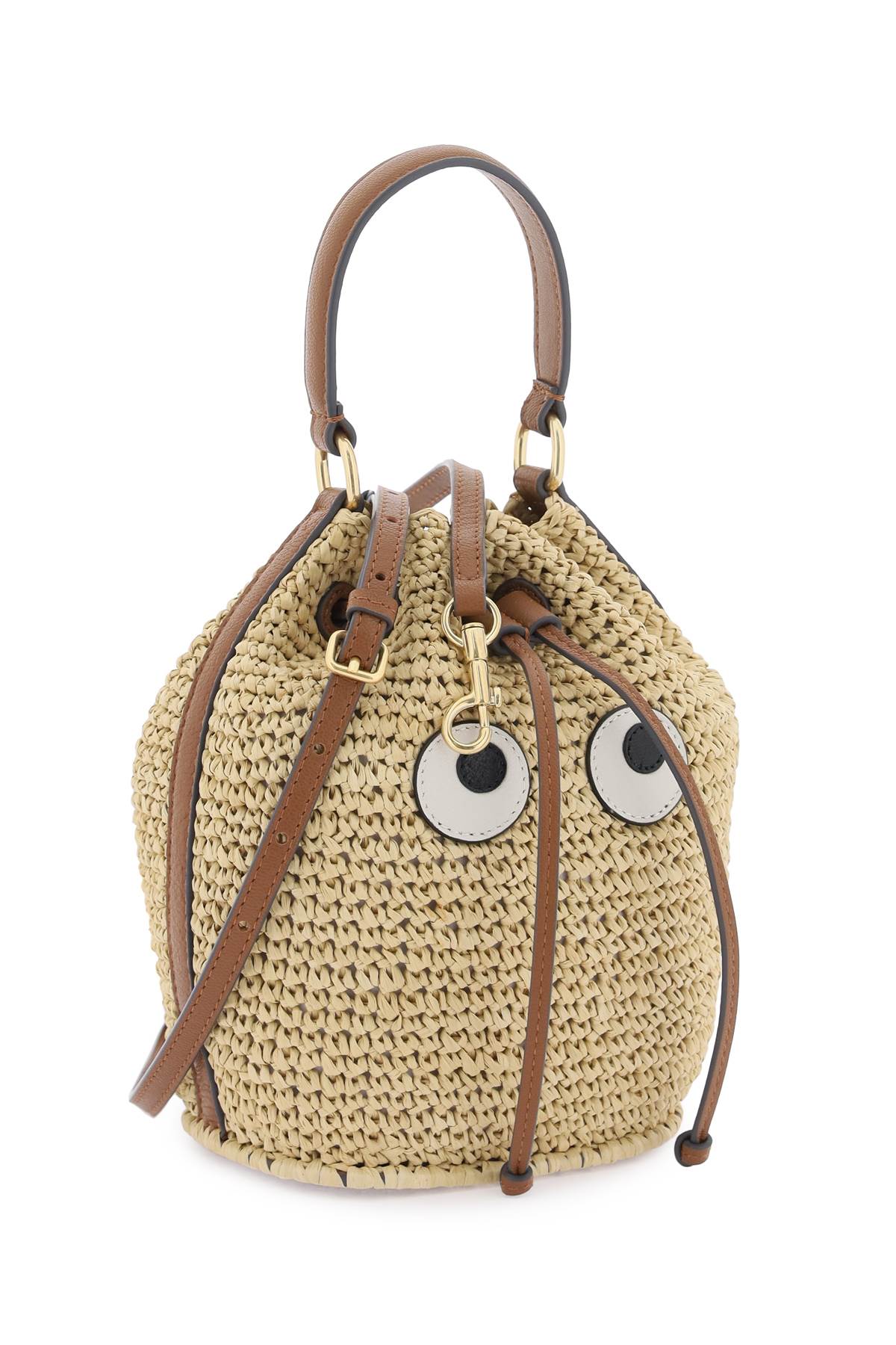 Anya Hindmarch Anya hindmarch borsa a mano in rafia eyes