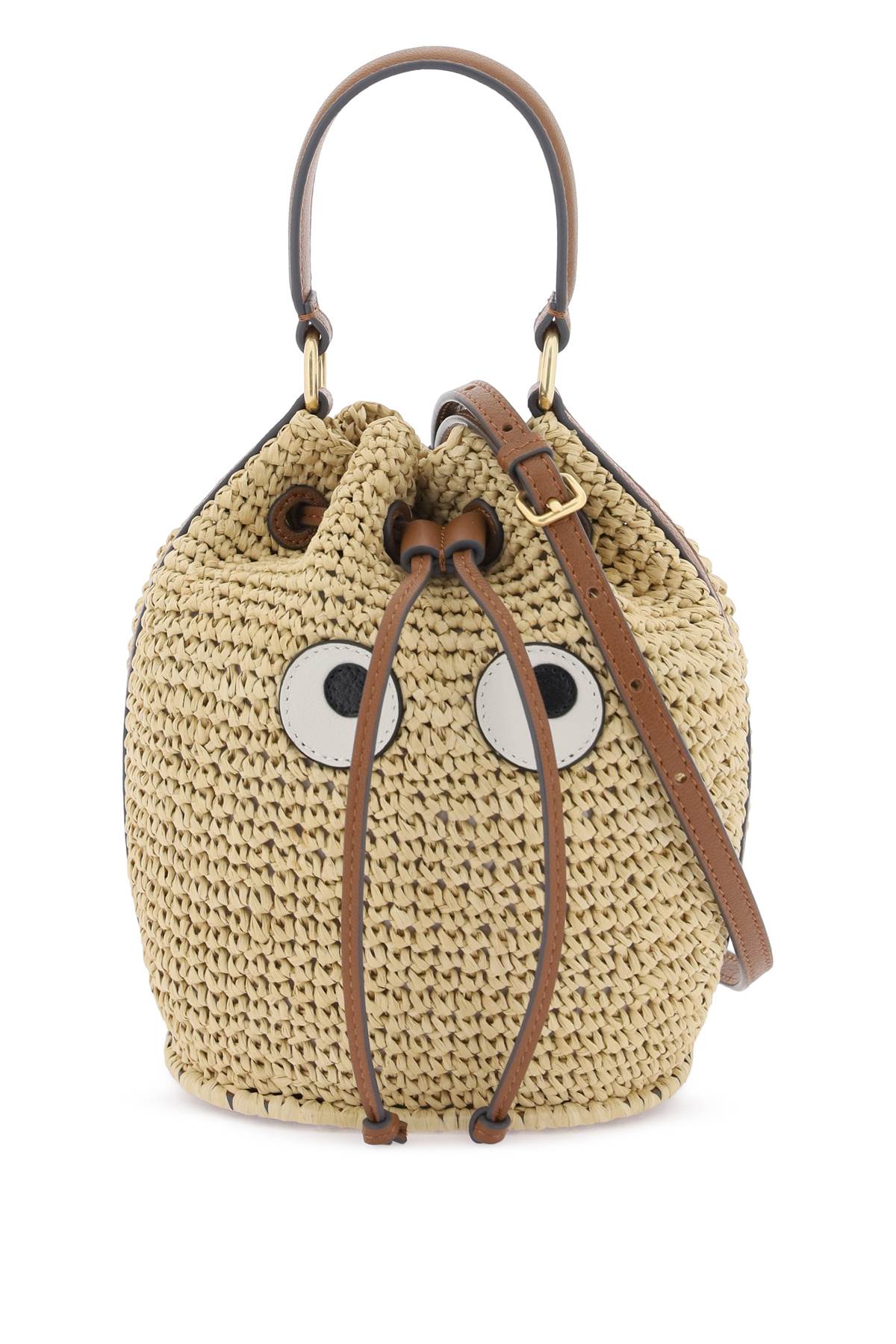 Anya Hindmarch Anya hindmarch borsa a mano in rafia eyes