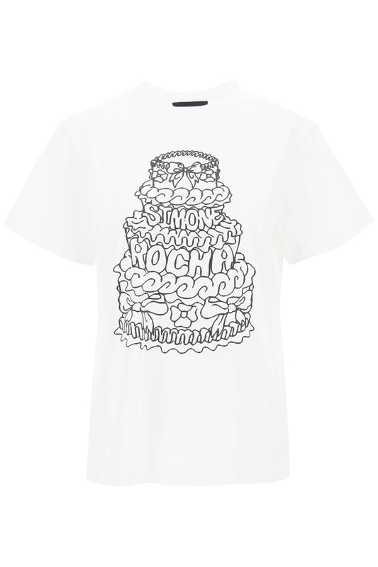 Simone Rocha Simone rocha cake crewneck t-shirt