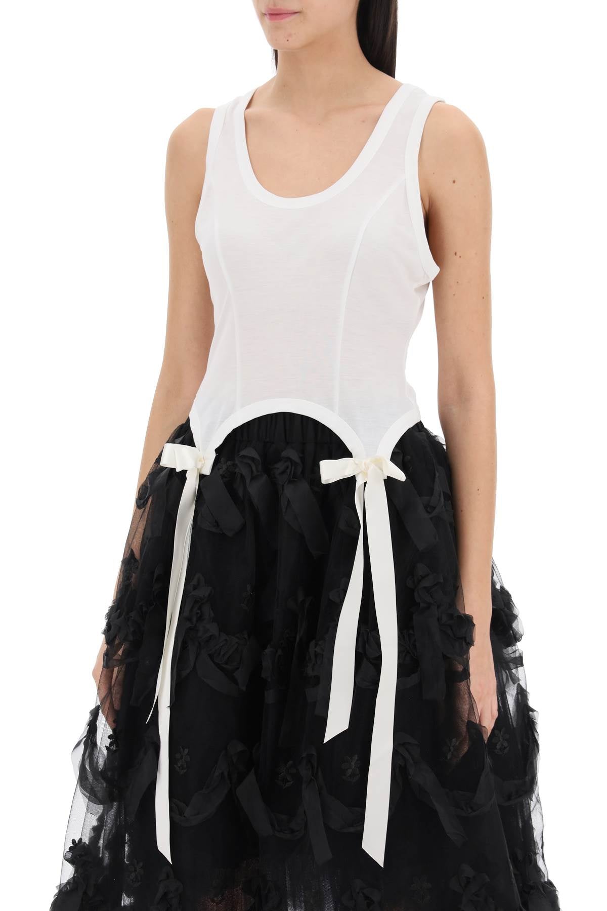 Simone Rocha Simone rocha easy cropped top with bow tails