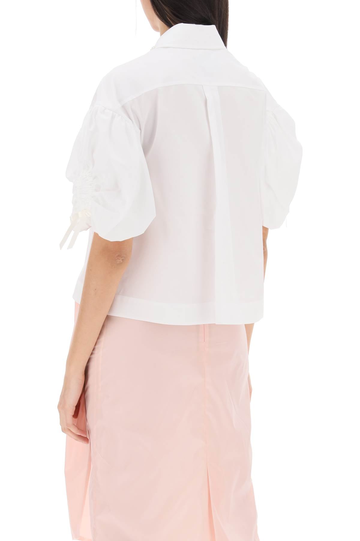 Simone Rocha Simone rocha puff sleeve boxy shirt