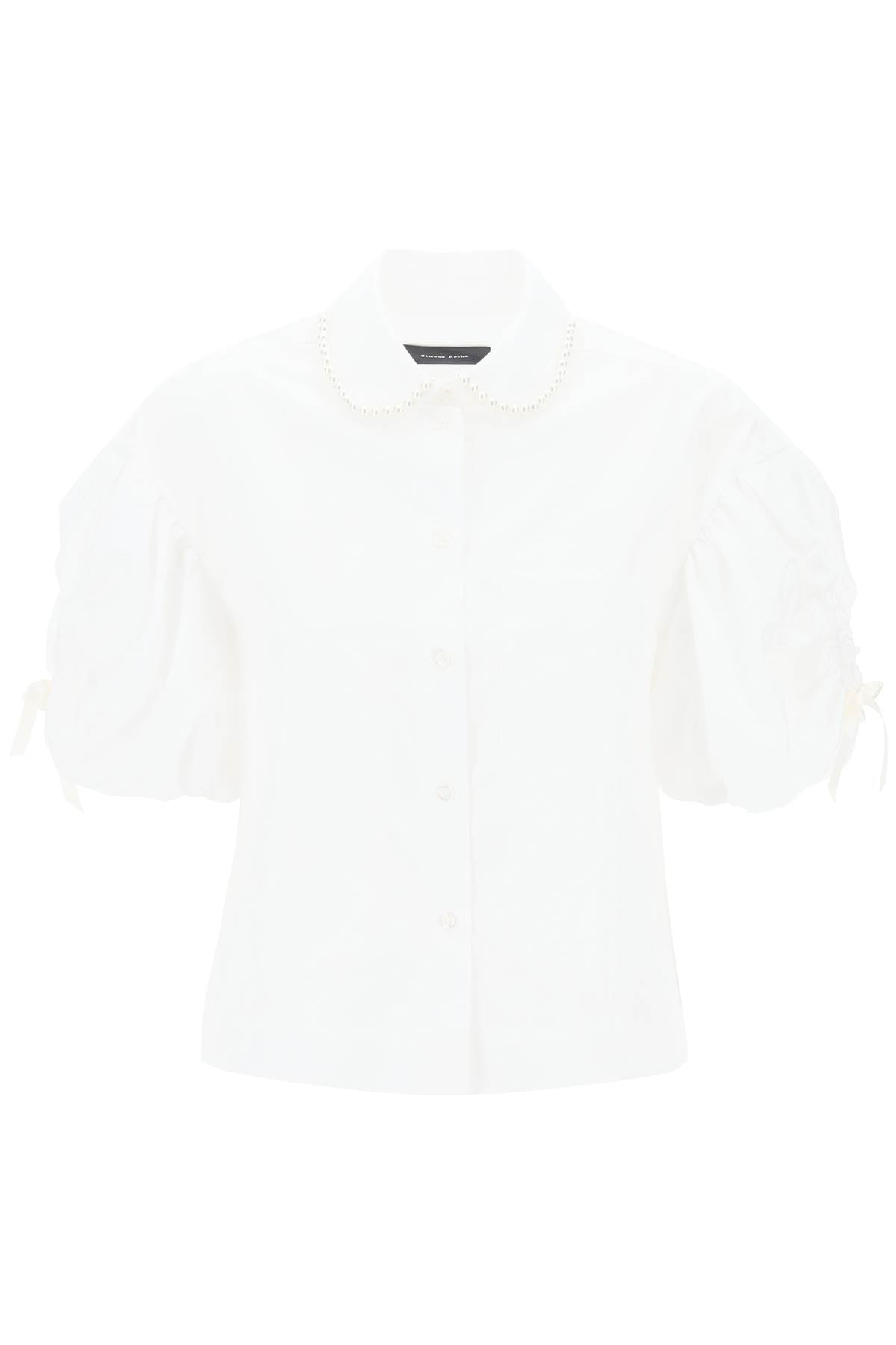 Simone Rocha Simone rocha puff sleeve boxy shirt