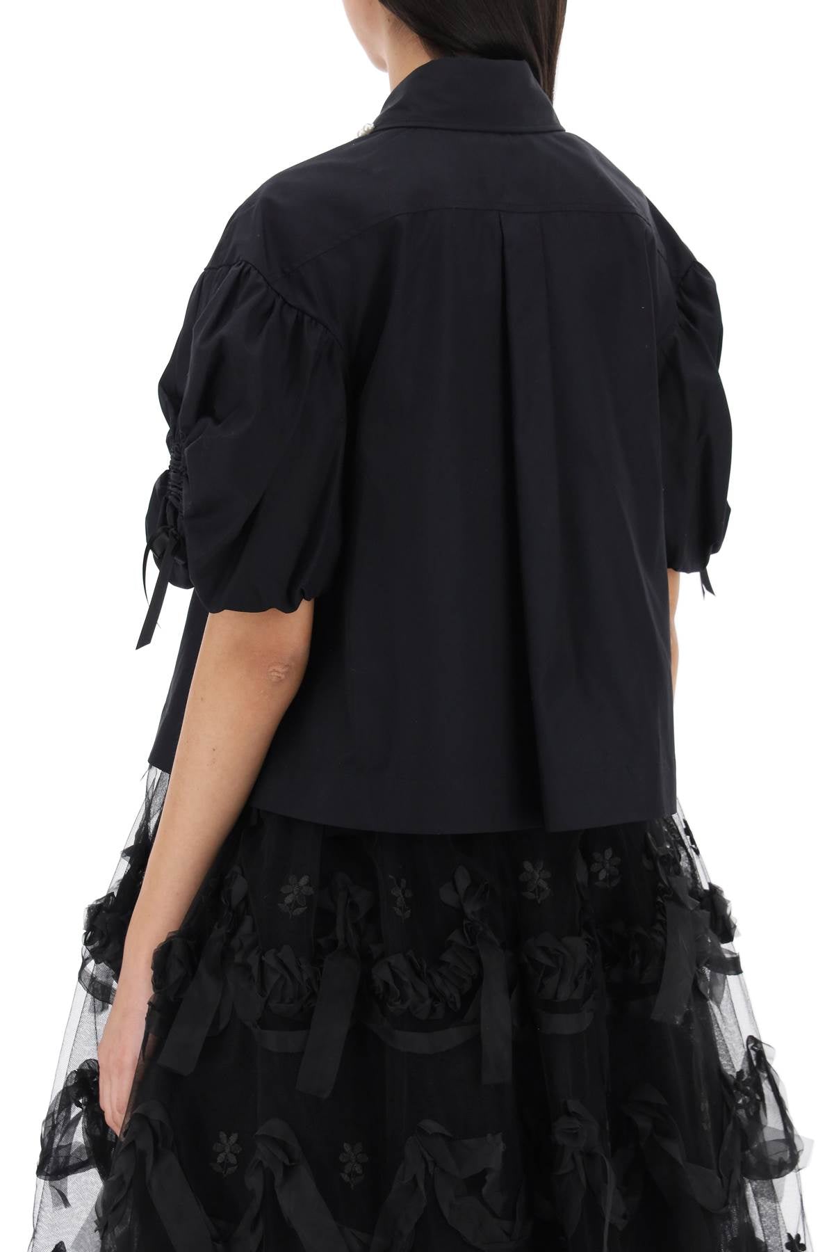 Simone Rocha Simone rocha puff sleeve boxy shirt