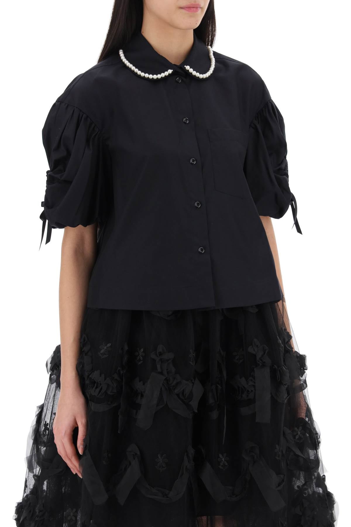 Simone Rocha Simone rocha puff sleeve boxy shirt