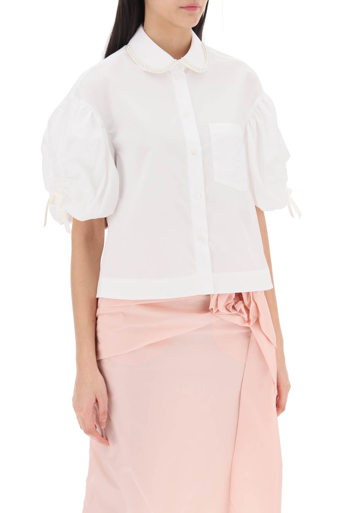 Simone Rocha Simone rocha puff sleeve boxy shirt