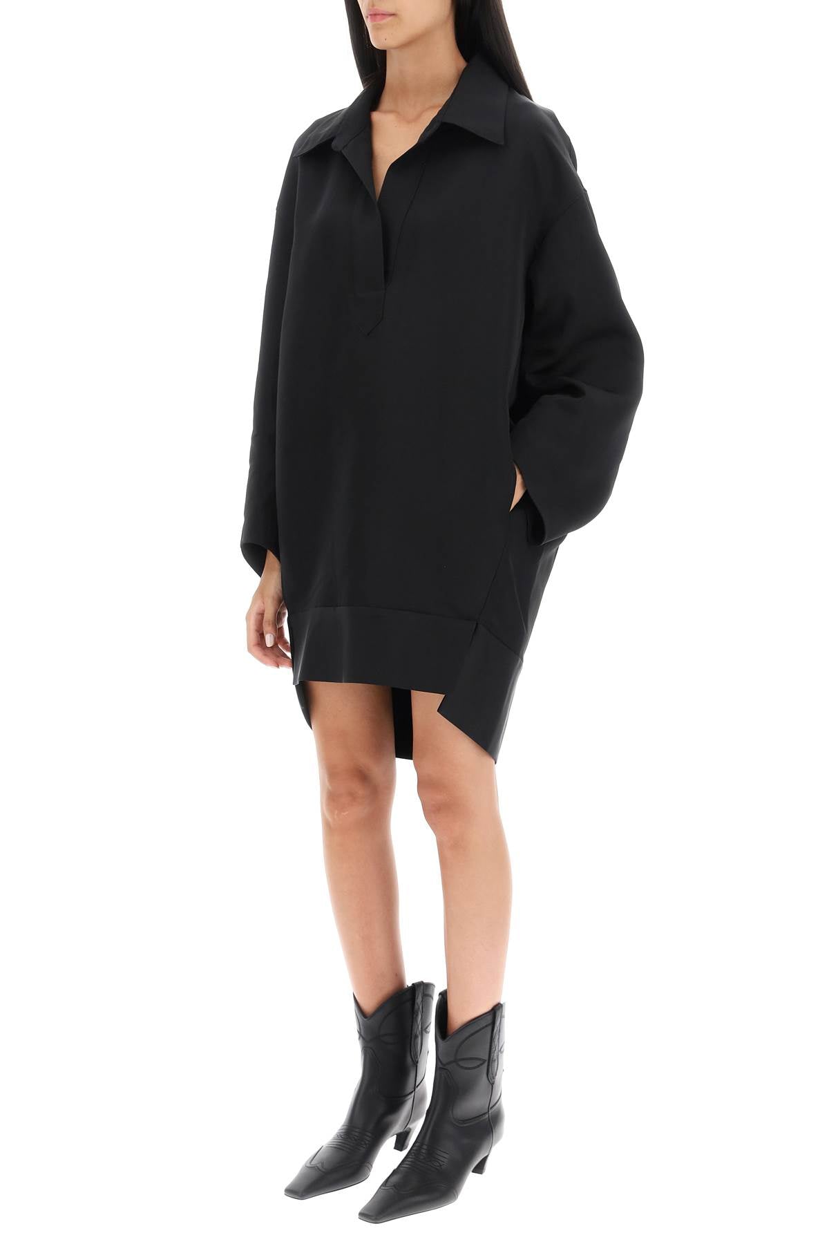 Khaite Khaite 'kal' oversized shirt dress