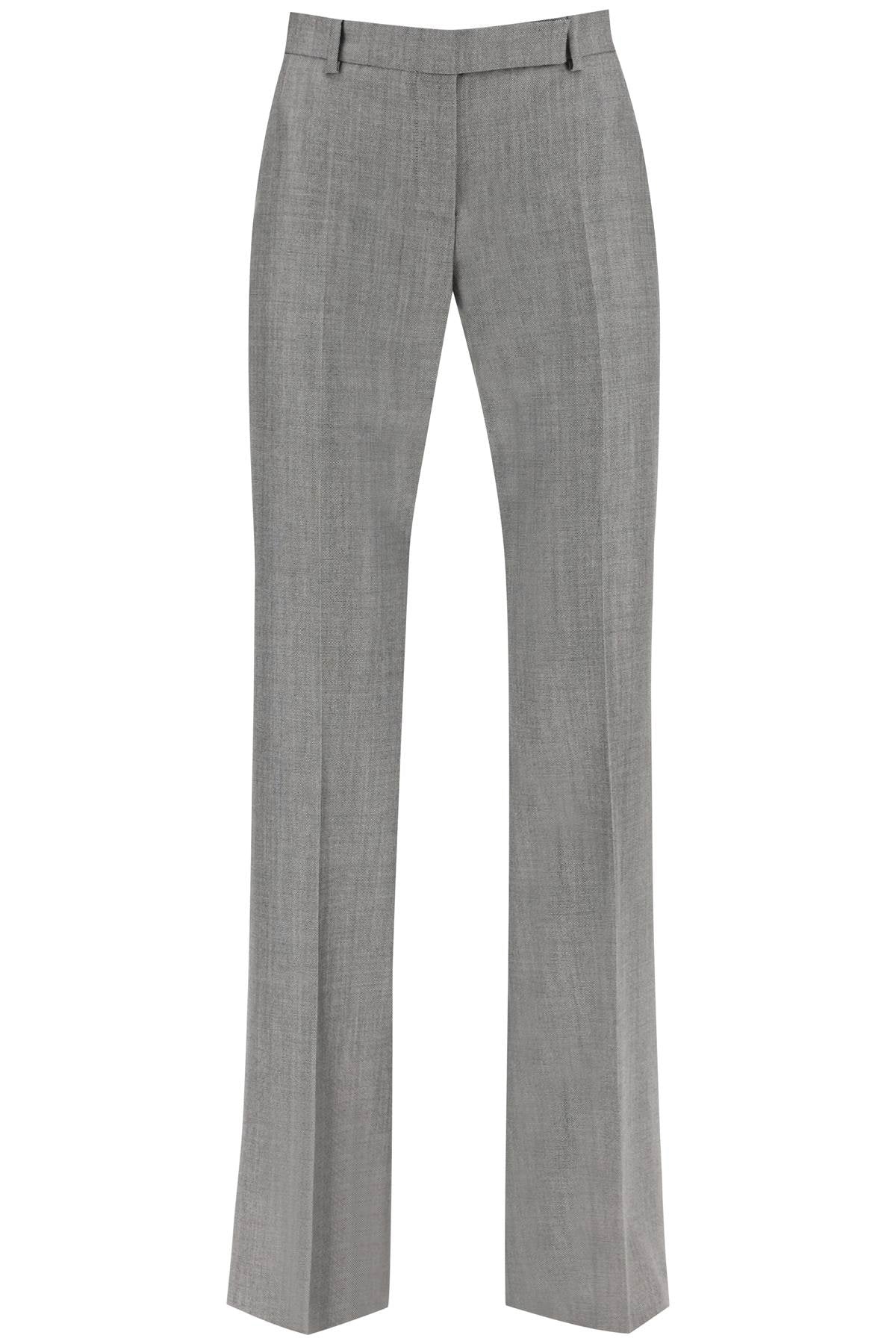 Alexander Mcqueen Alexander mcqueen salt and pepper bootcut trousers