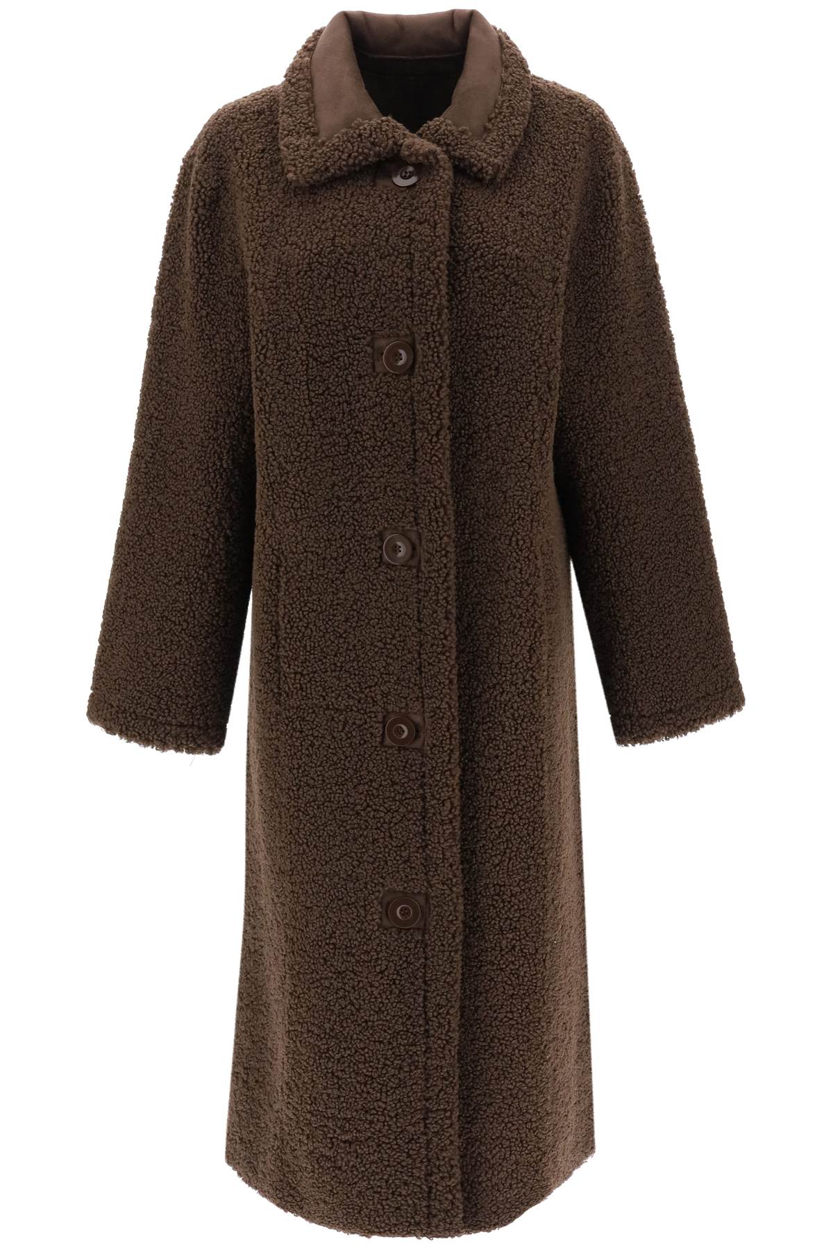 Stand Studio Stand studio 'kenca' reversible eco-shearling coat