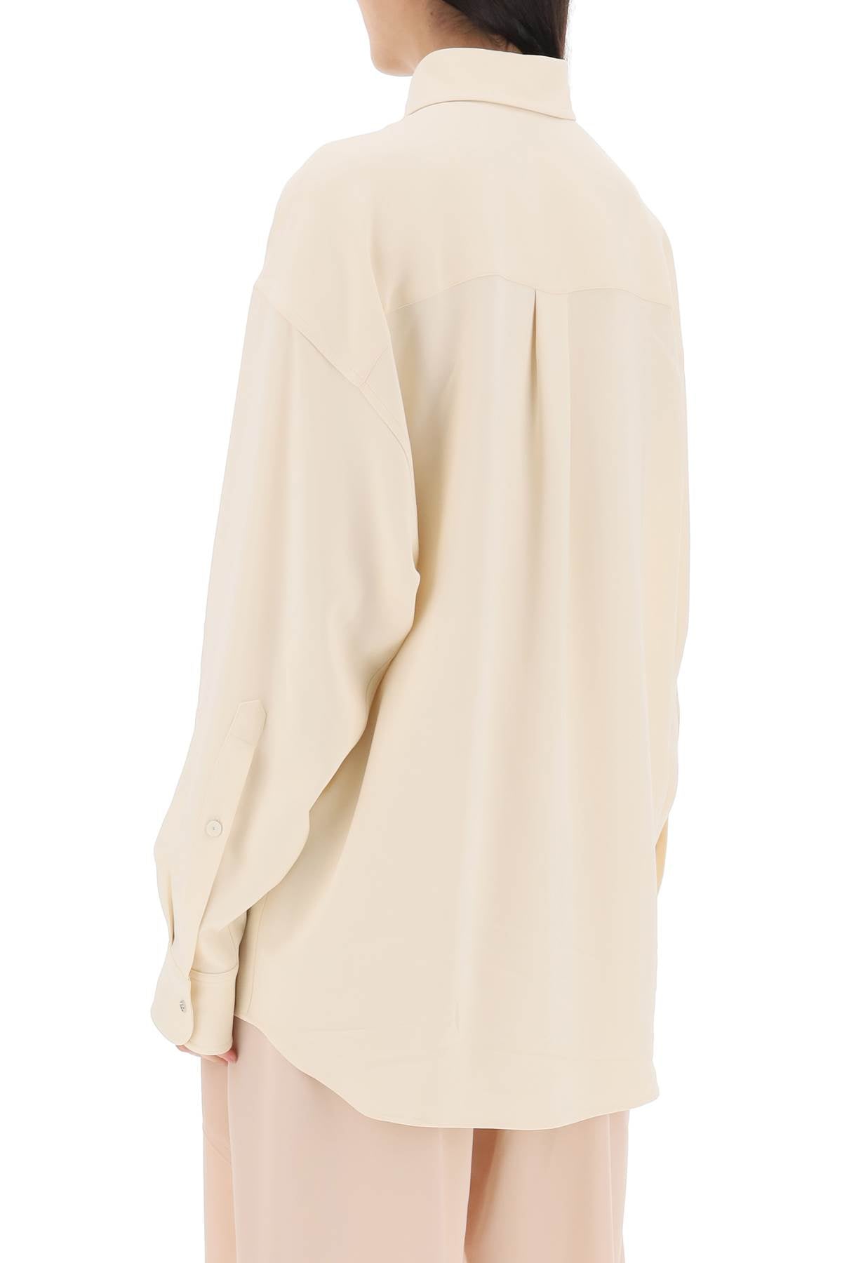 Stella McCartney Stella mccartney oversized shirt in crepe jersey