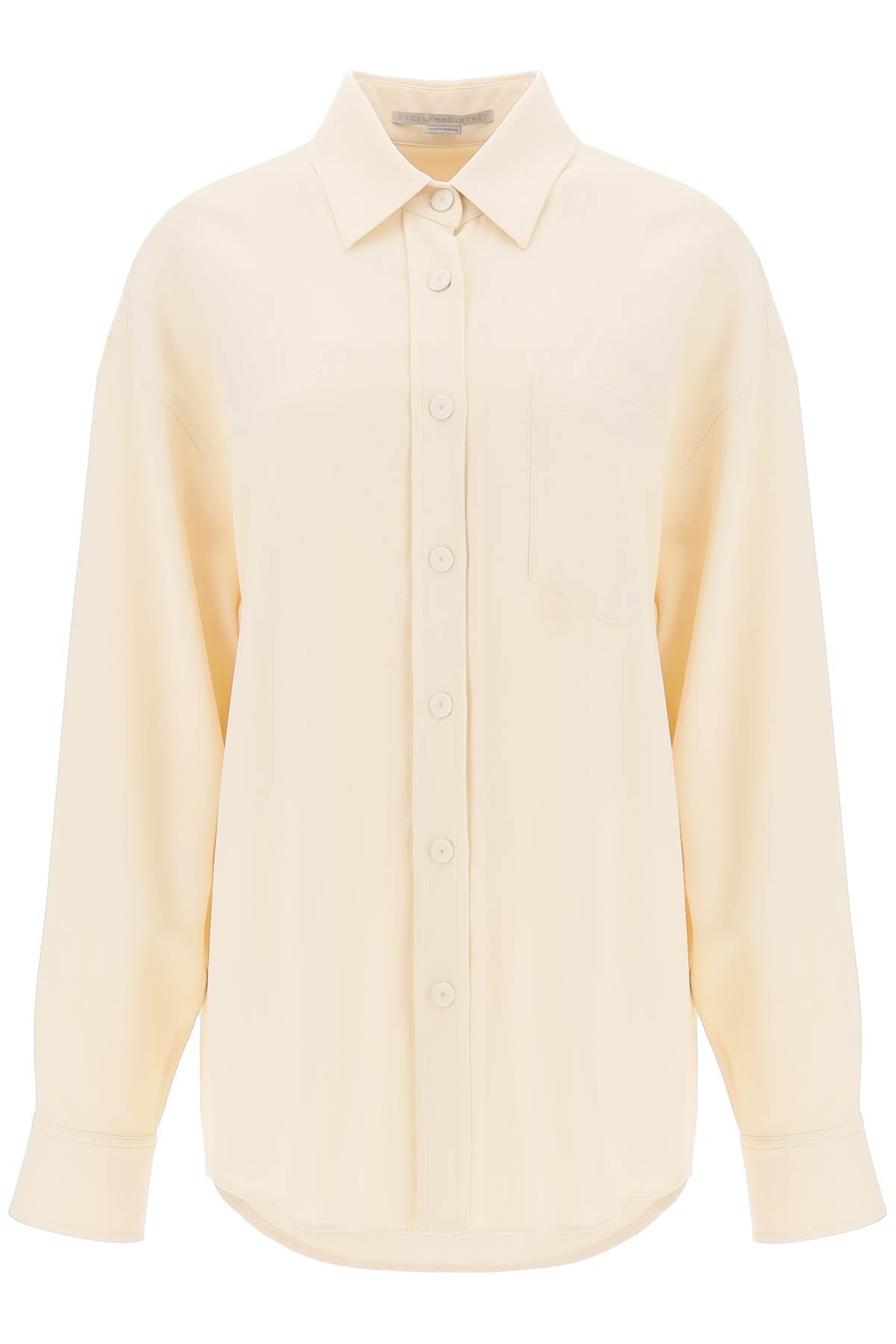 Stella McCartney Stella mccartney oversized shirt in crepe jersey