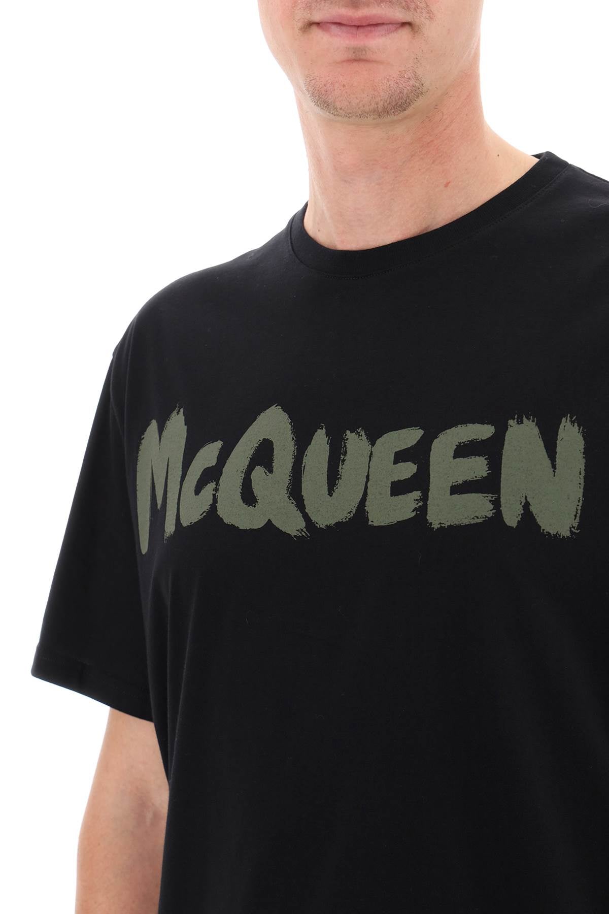 Alexander Mcqueen Alexander mcqueen mcqueen graffiti t-shirt