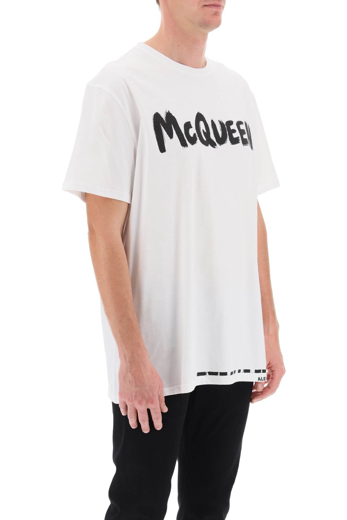 Alexander Mcqueen Alexander mcqueen mcqueen graffiti t-shirt