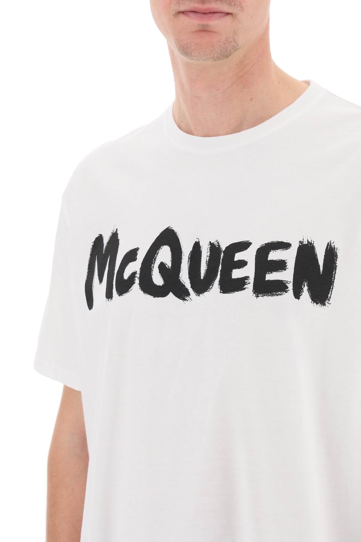 Alexander Mcqueen Alexander mcqueen mcqueen graffiti t-shirt