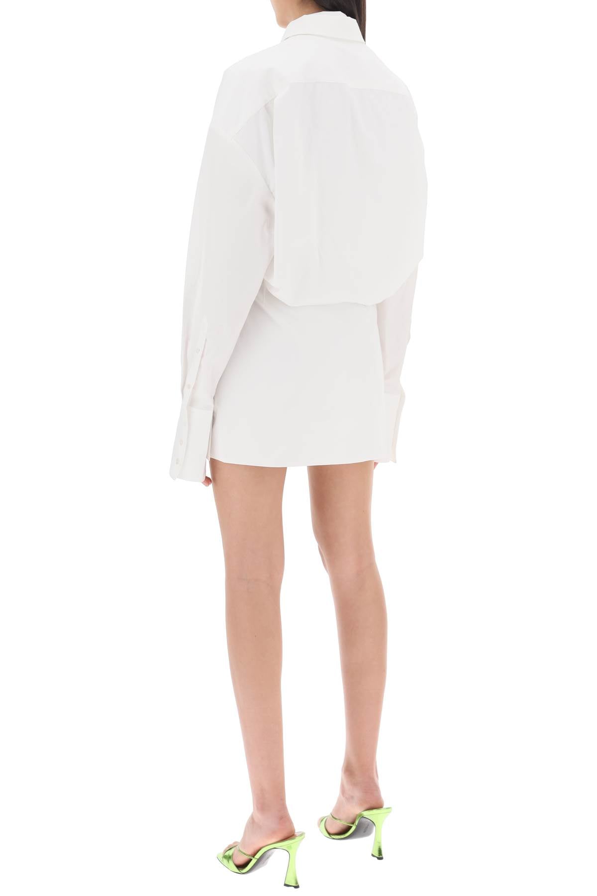 INTERIOR Interior nuno mini shirt dress