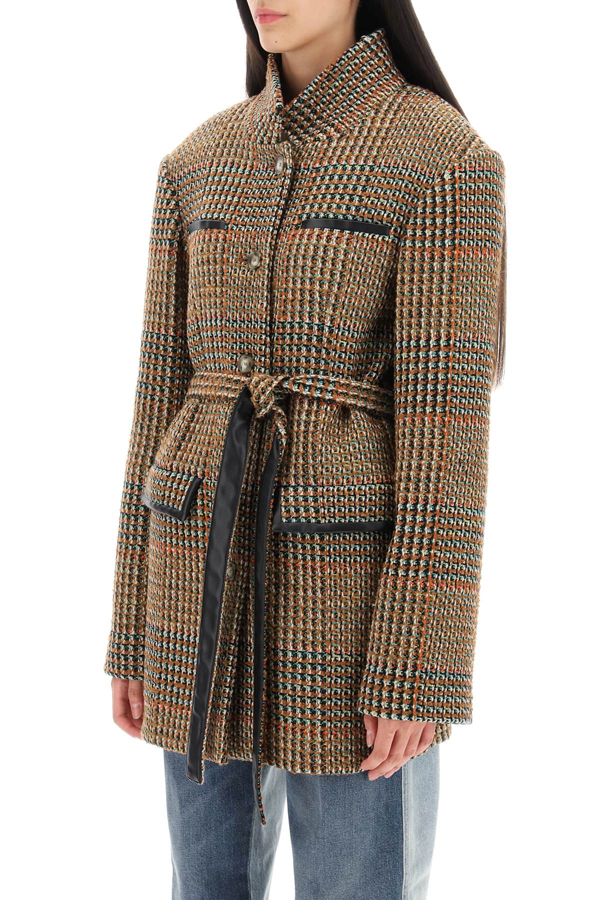 Stella McCartney Stella mccartney wool blend tweed coat