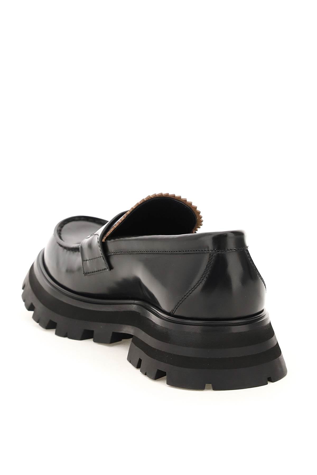 Alexander Mcqueen Alexander mcqueen wander leather moccasin