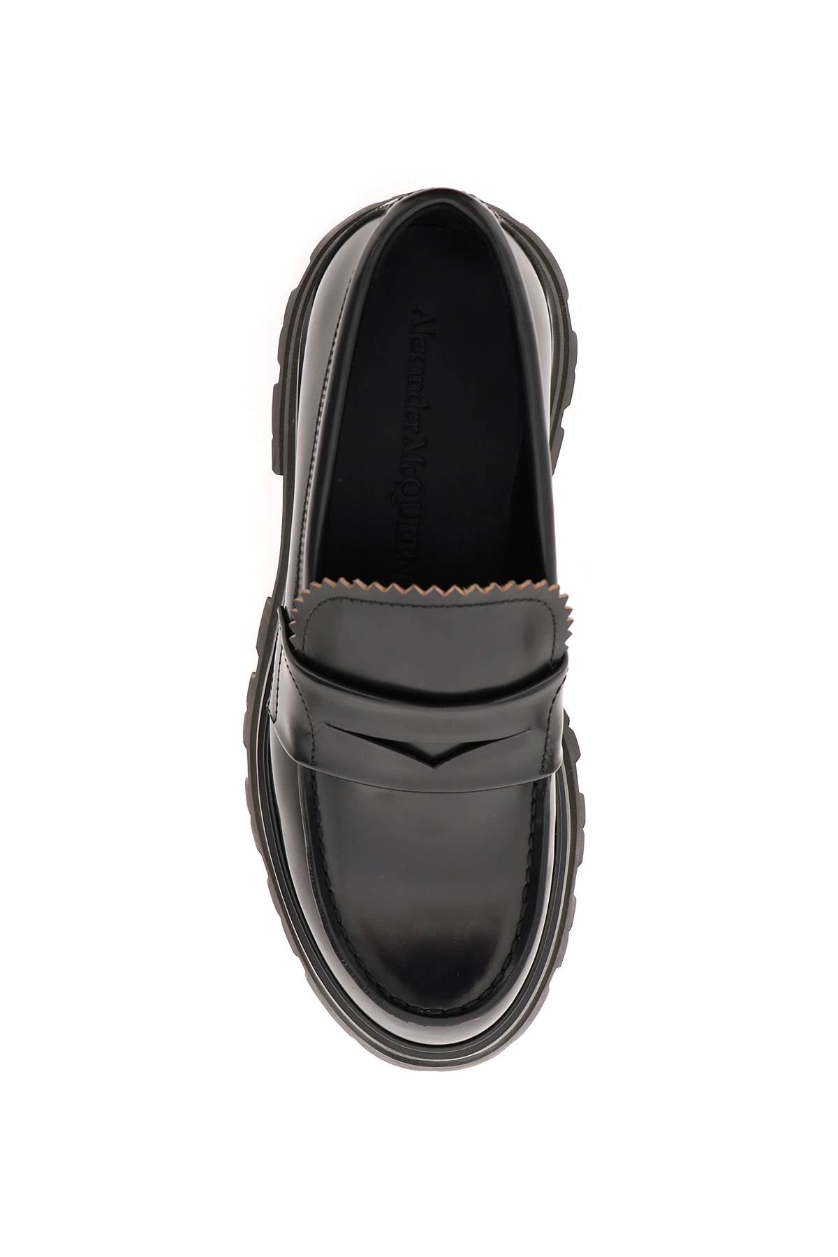 Alexander Mcqueen Alexander mcqueen wander leather moccasin