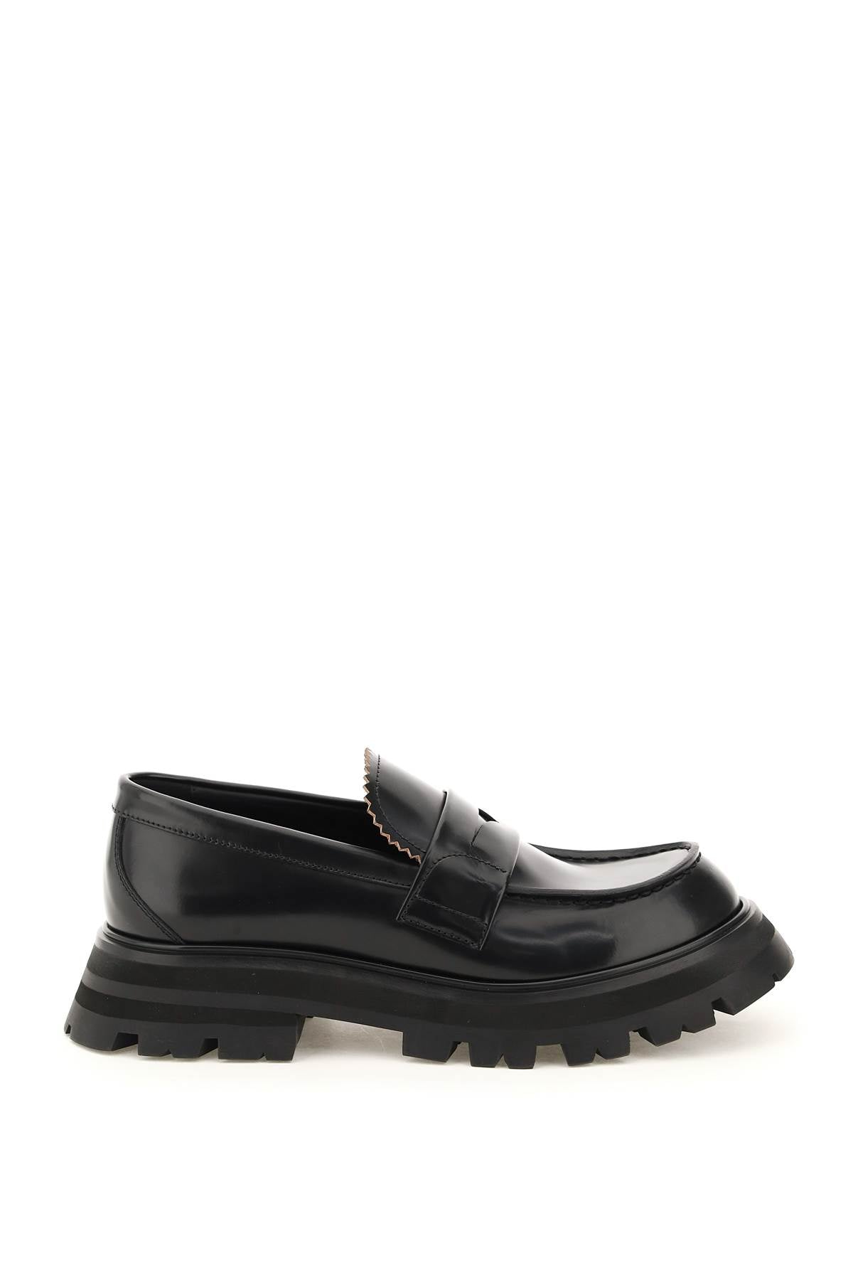 Alexander Mcqueen Alexander mcqueen wander leather moccasin