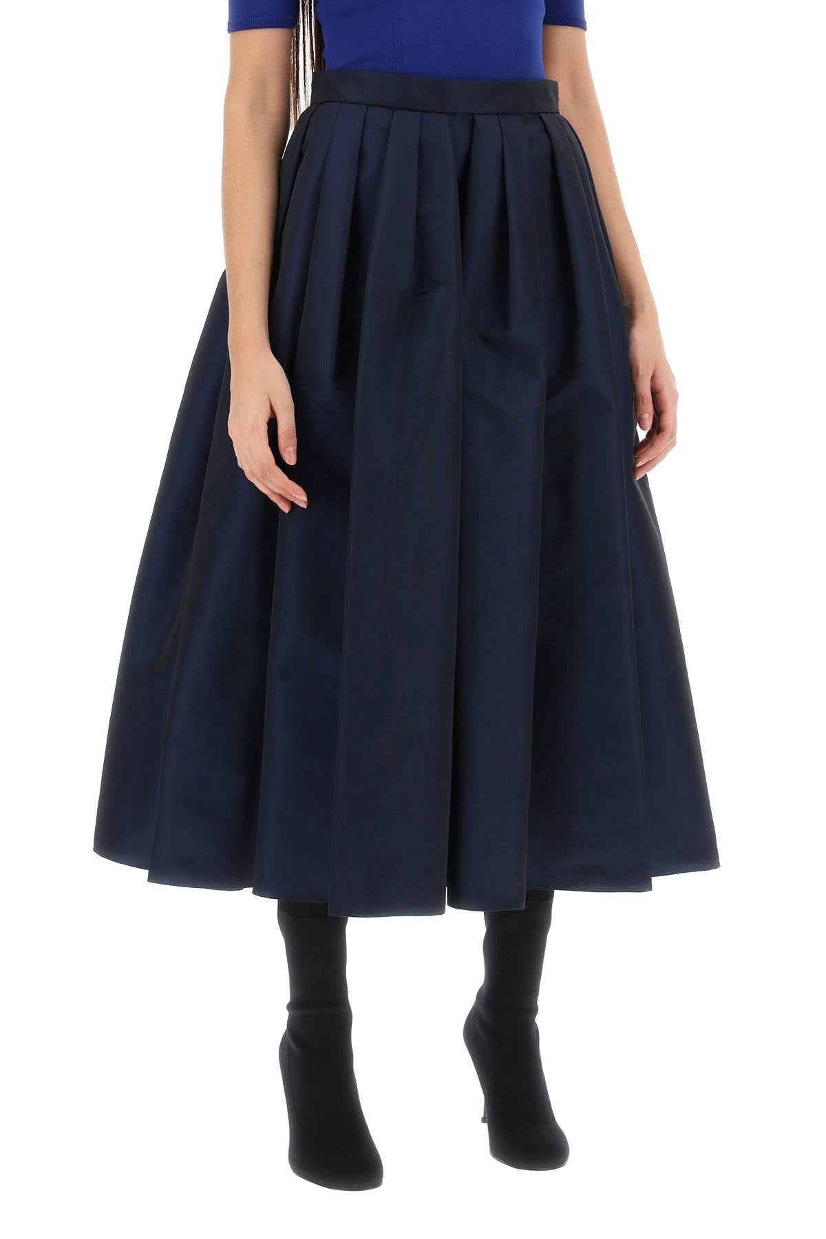 Alexander Mcqueen Alexander mcqueen circular skirt in polyfaille