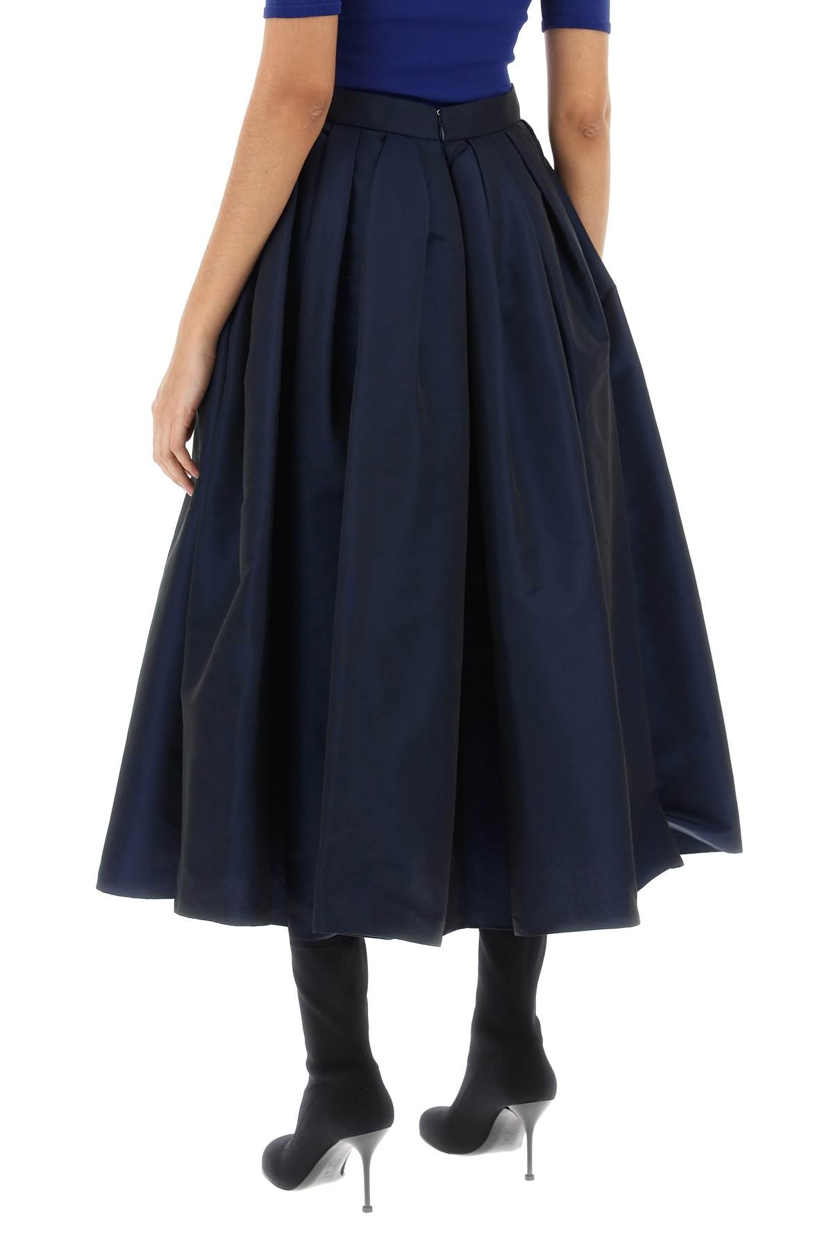 Alexander Mcqueen Alexander mcqueen circular skirt in polyfaille