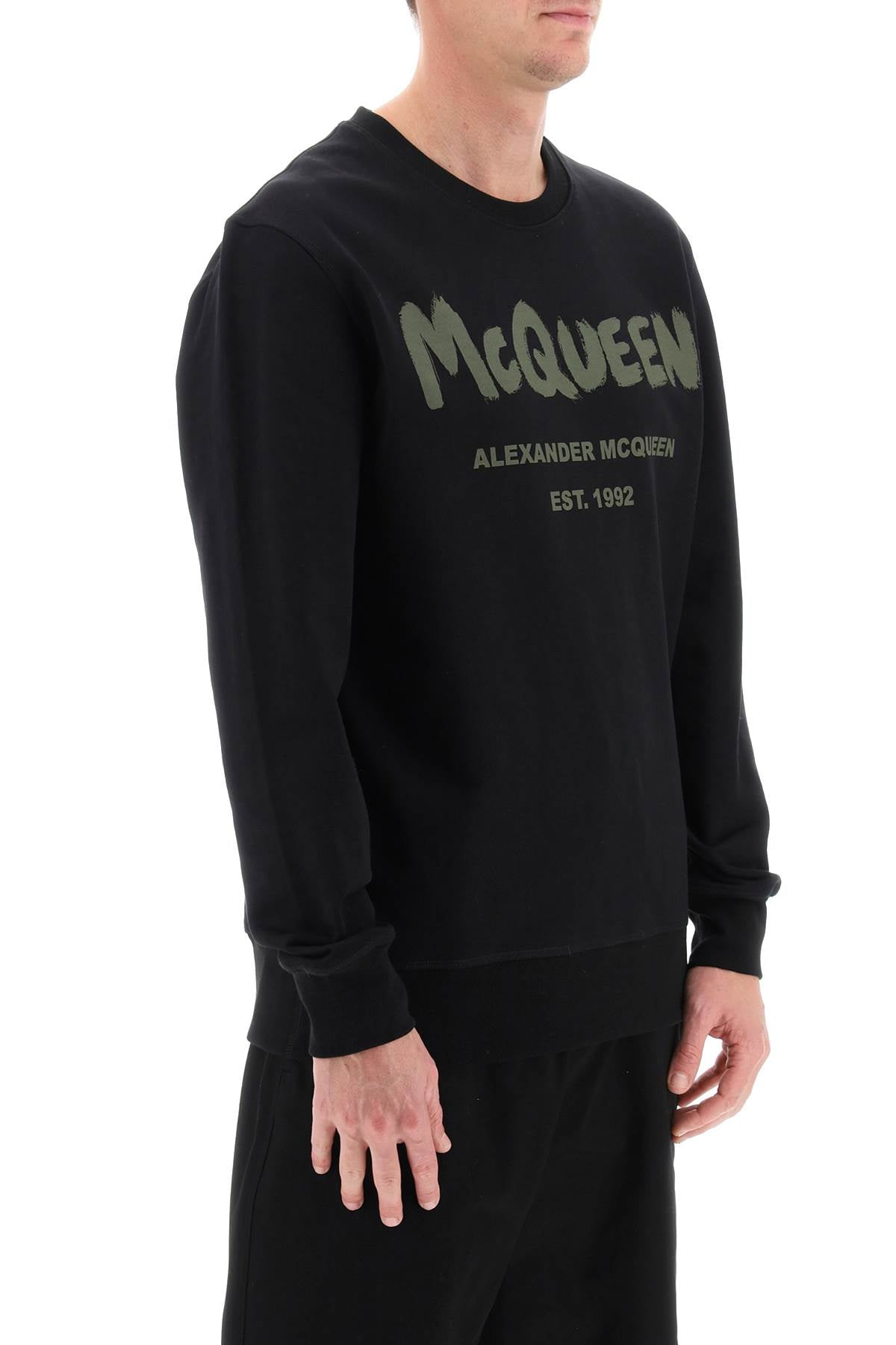 Alexander Mcqueen Alexander mcqueen mcqueen graffiti sweatshirt