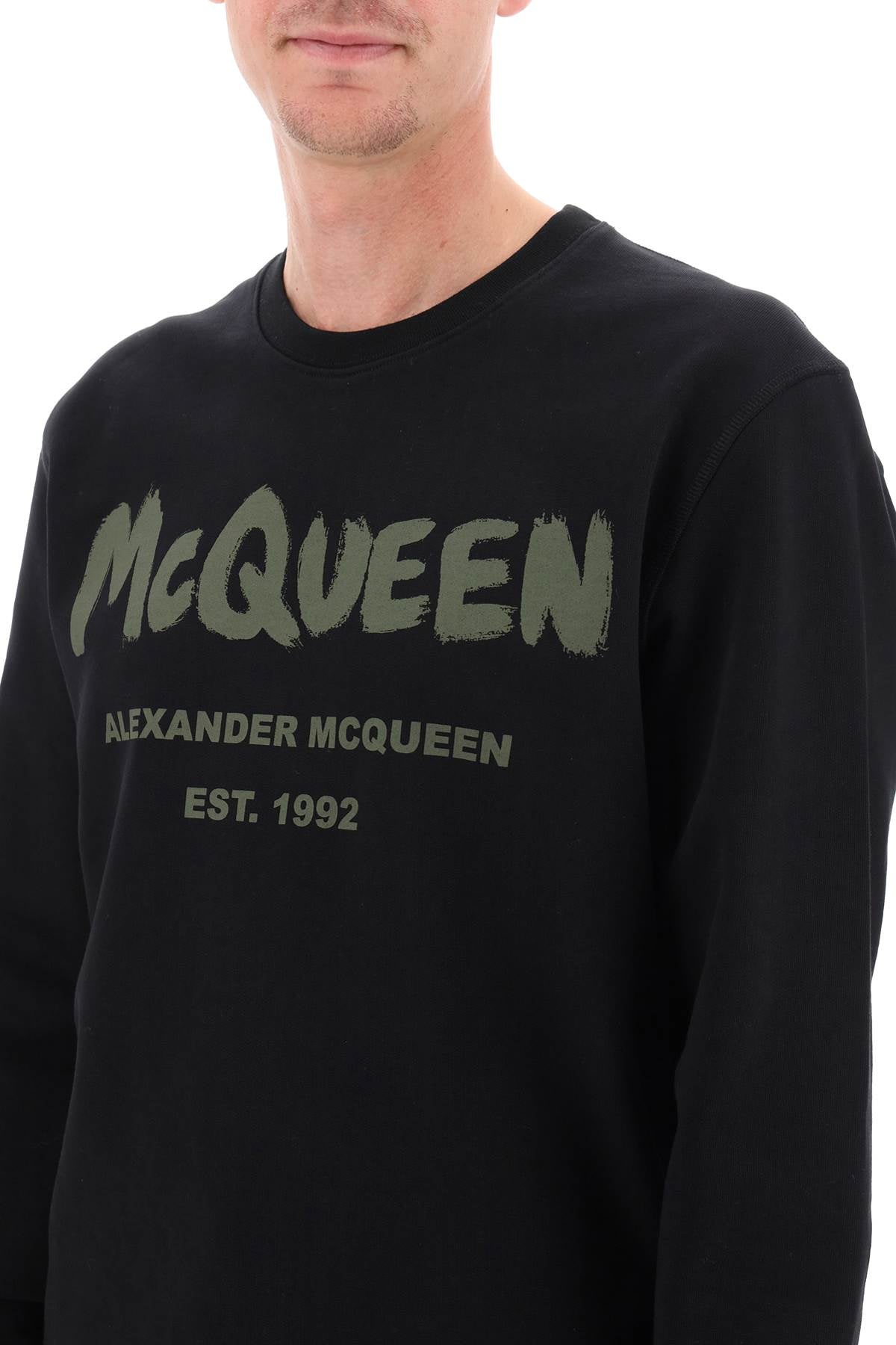 Alexander Mcqueen Alexander mcqueen mcqueen graffiti sweatshirt