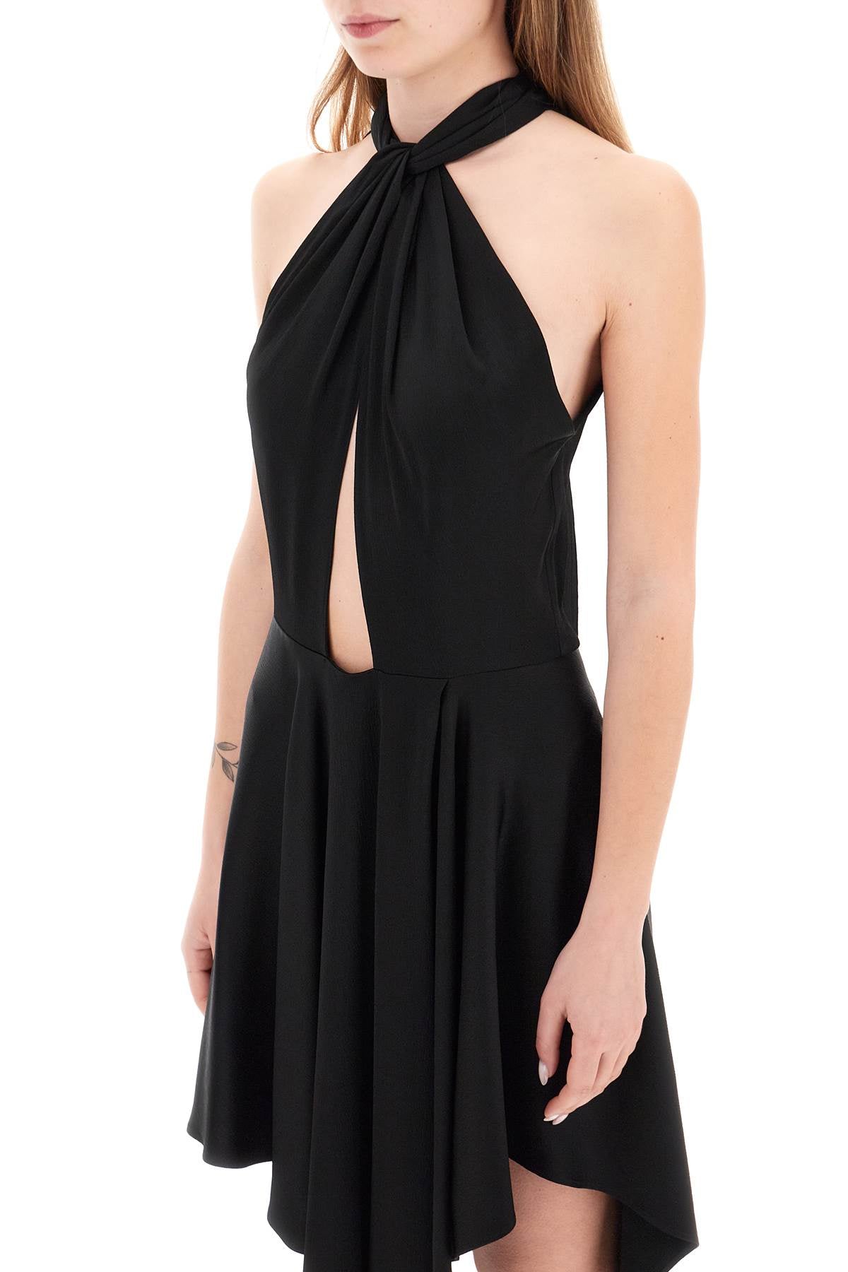 Stella McCartney Stella mccartney asymmetrical dress with halterneck