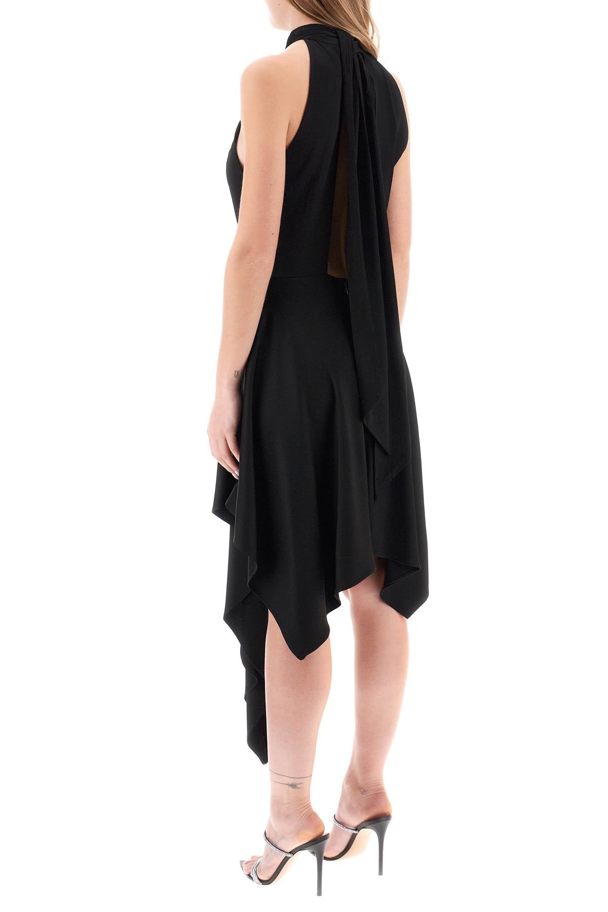 Stella McCartney Stella mccartney asymmetrical dress with halterneck