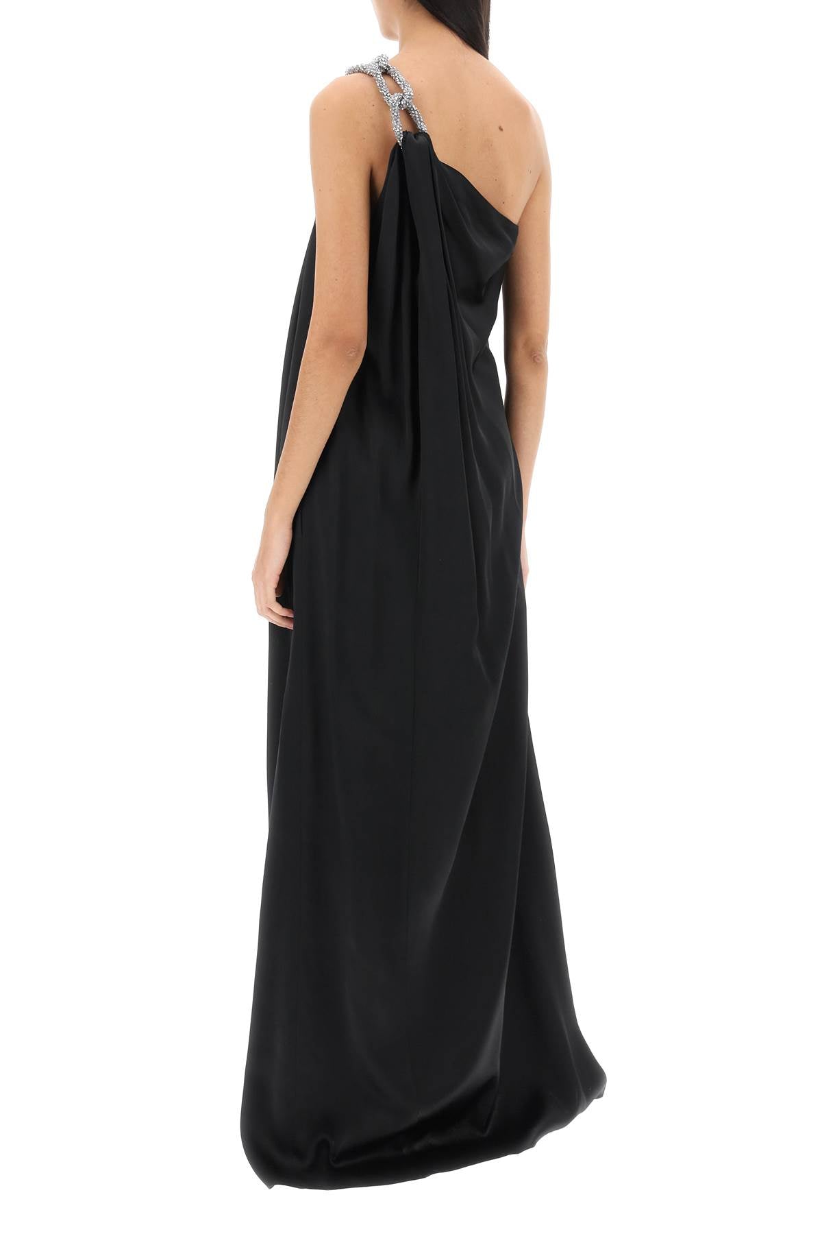 Stella McCartney Stella mccartney one-shoulder dress with falabella chain