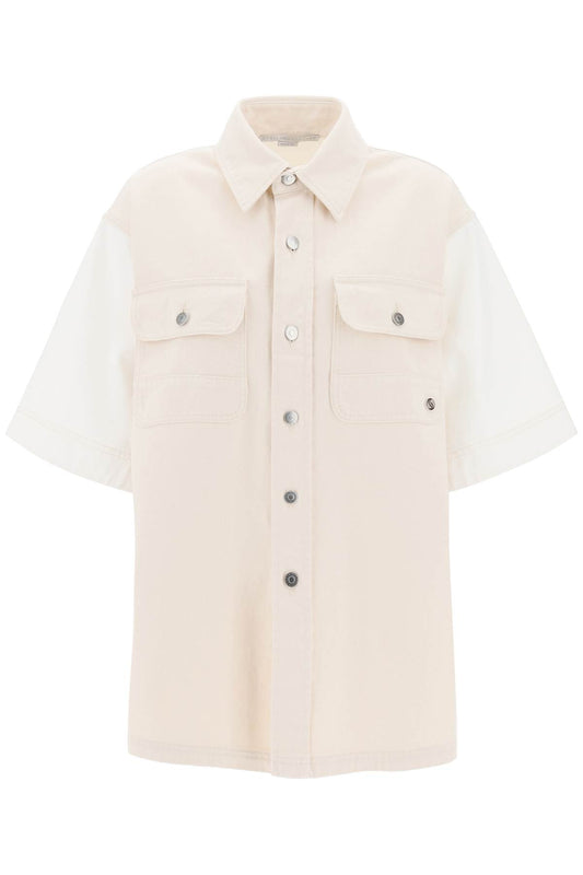 Stella McCartney Stella mccartney short-sleeved denim shirt