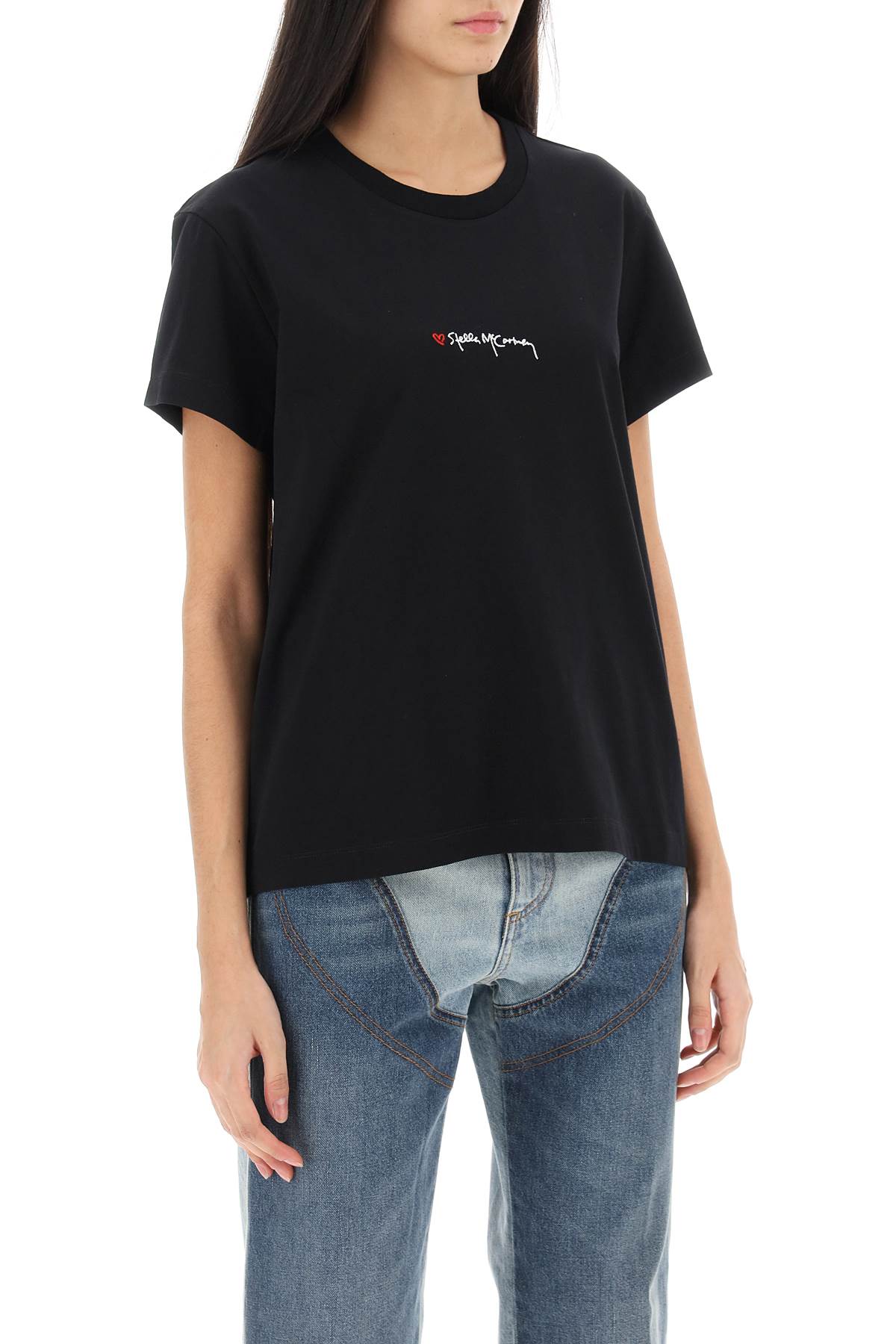 Stella McCartney Stella mccartney t-shirt with embroidered signature