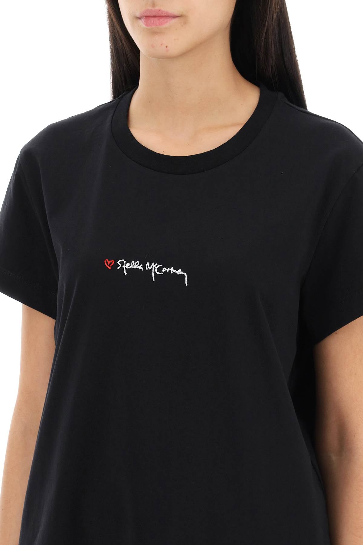 Stella McCartney Stella mccartney t-shirt with embroidered signature