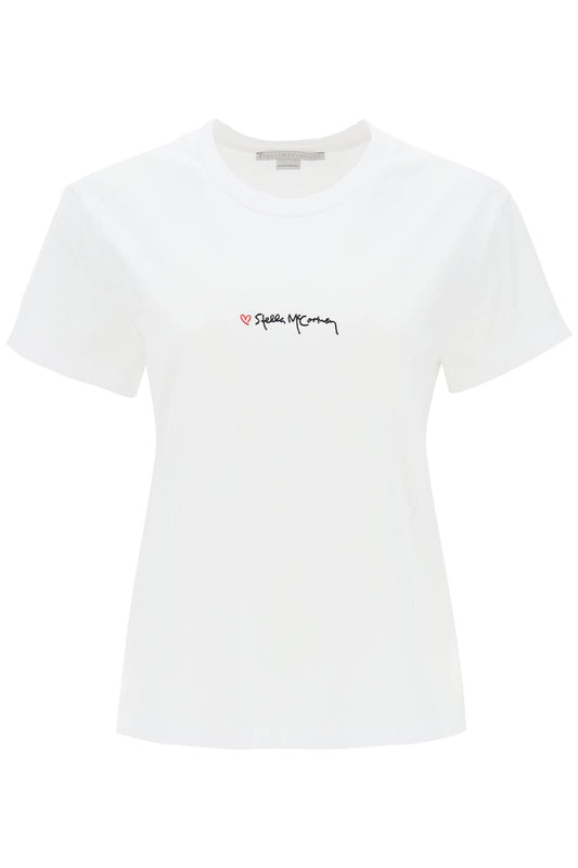 Stella McCartney Stella mccartney t-shirt with embroidered signature