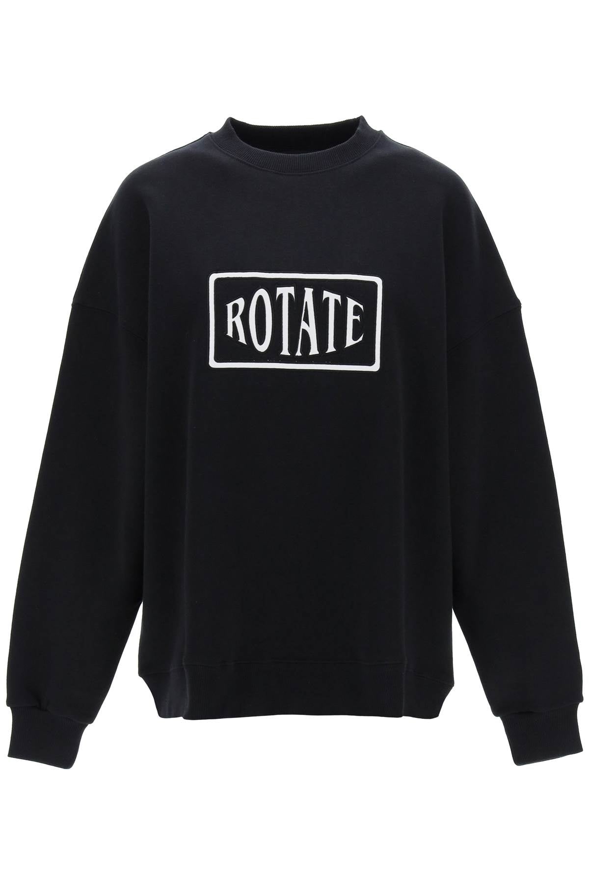 Rotate Rotate crew-neck sweatshirt with logo embroidery