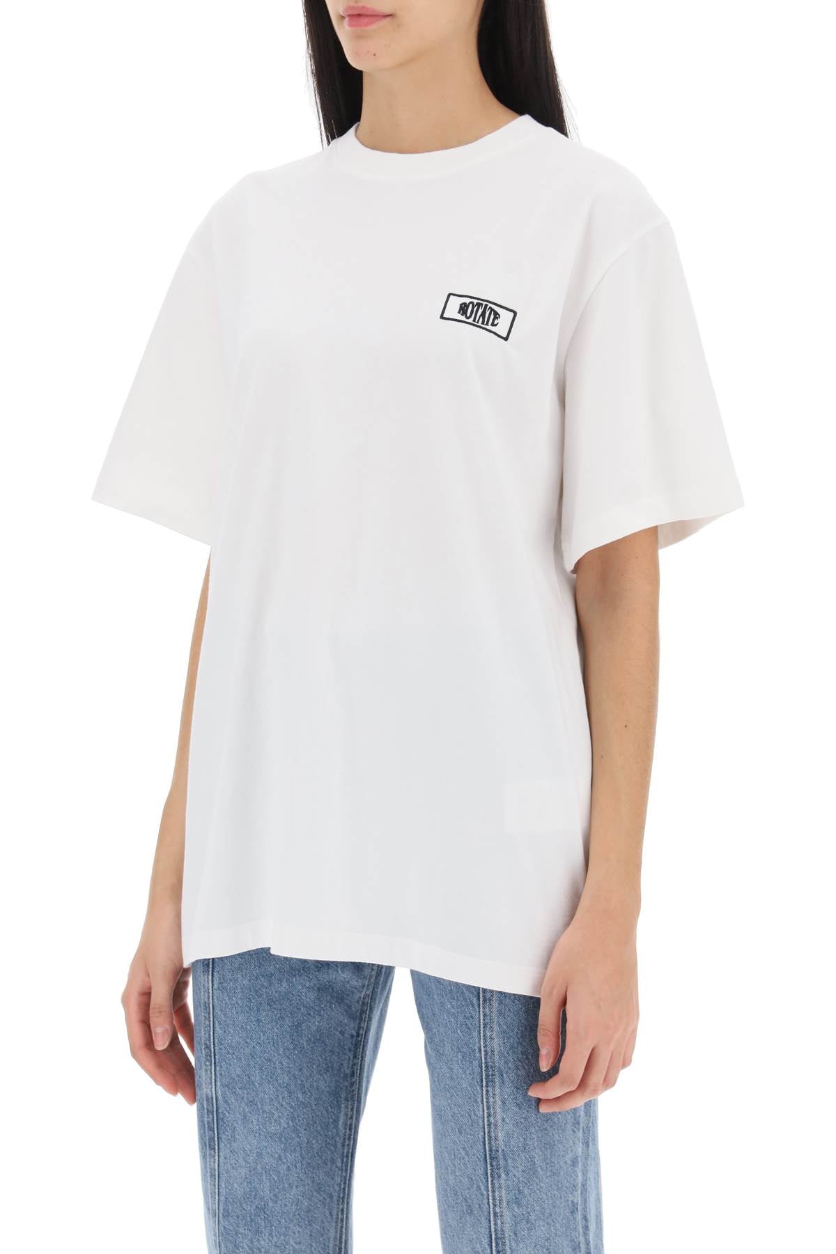 Rotate Rotate t-shirt with logo embroidery