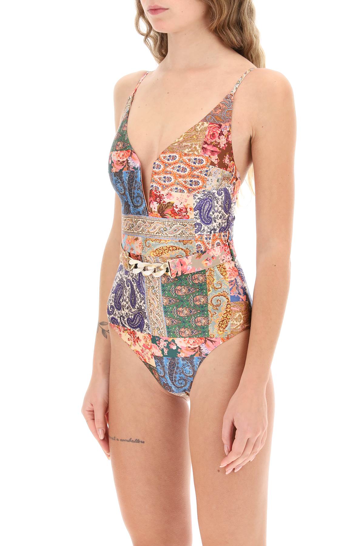 Zimmermann Zimmermann devi plunge one-piece swimsuit