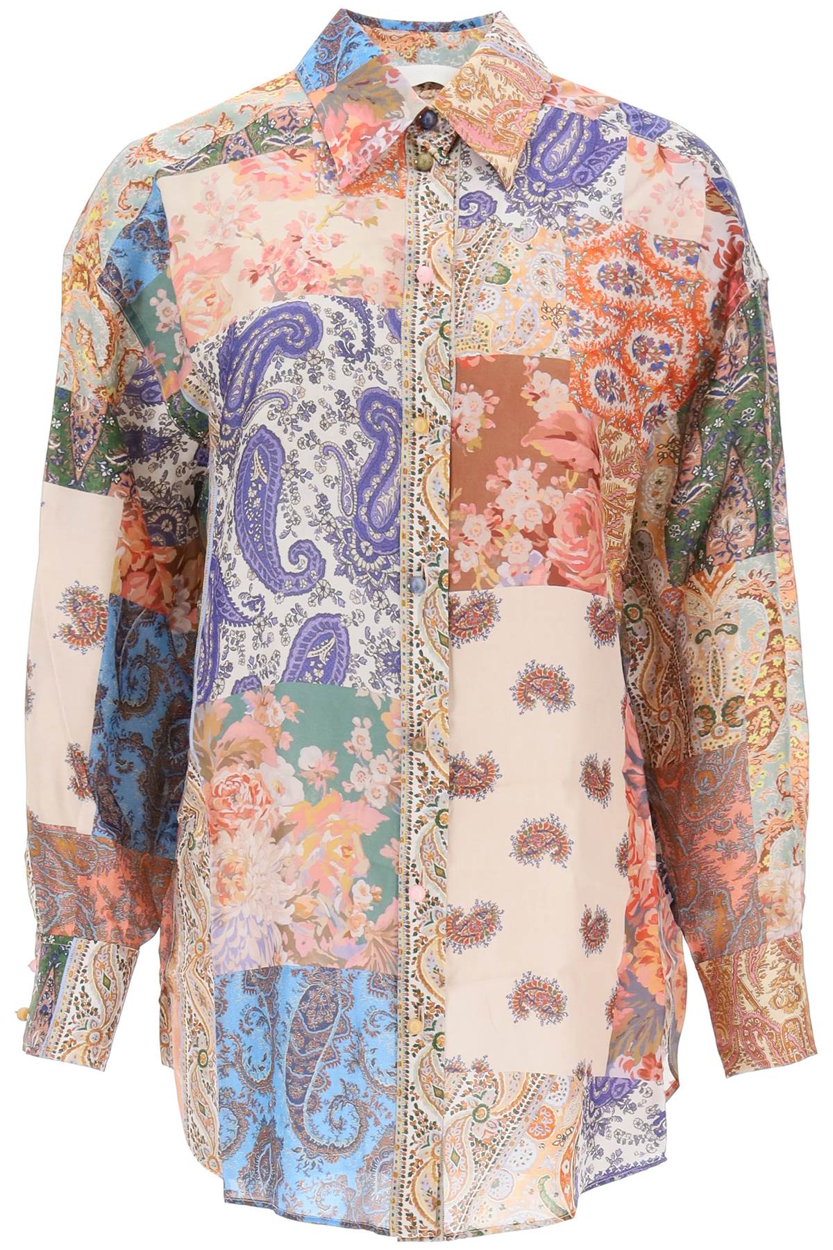 Zimmermann Zimmermann devi manstyle silk shirt