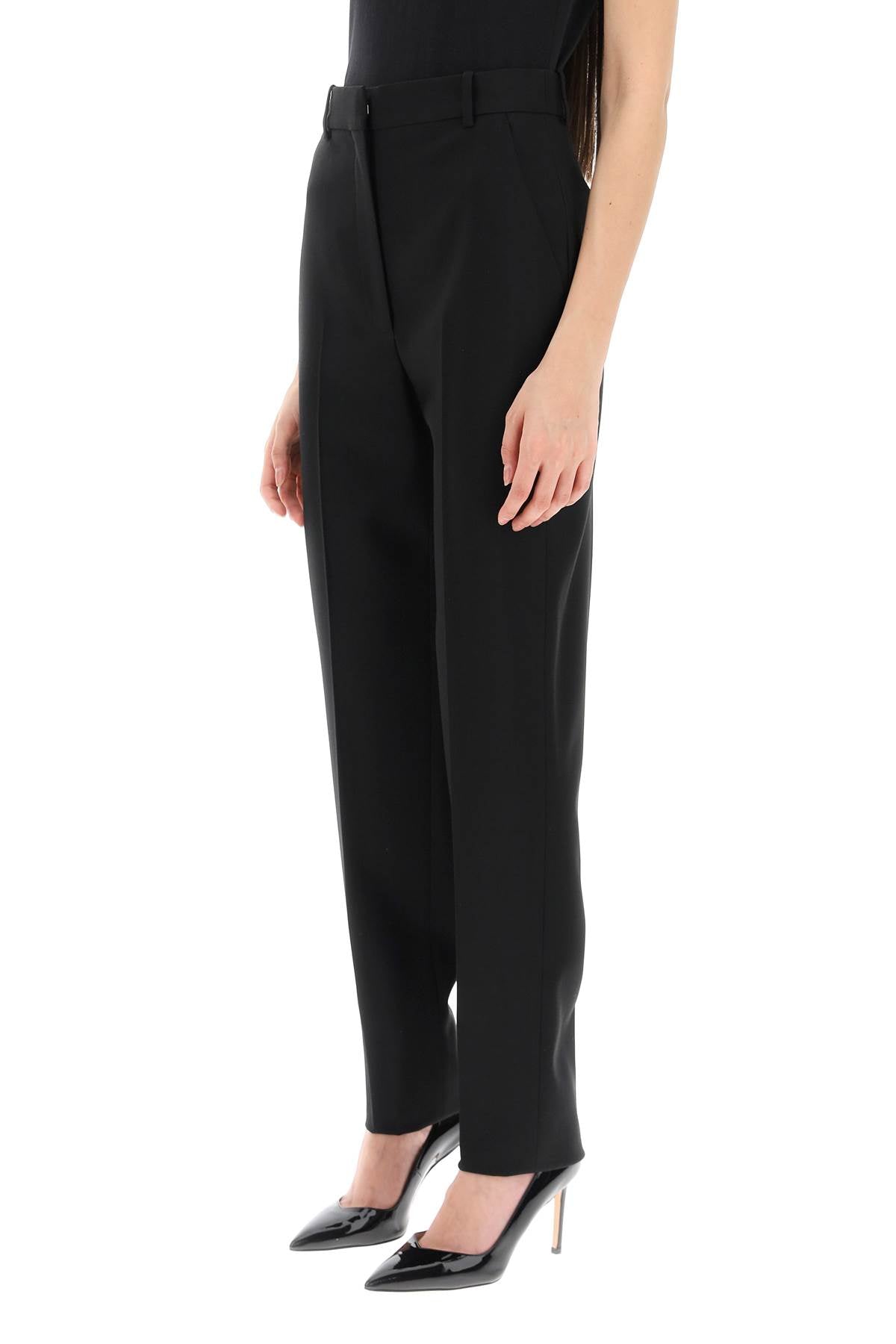 Alexander Mcqueen Alexander mcqueen high-waisted cigarette trousers