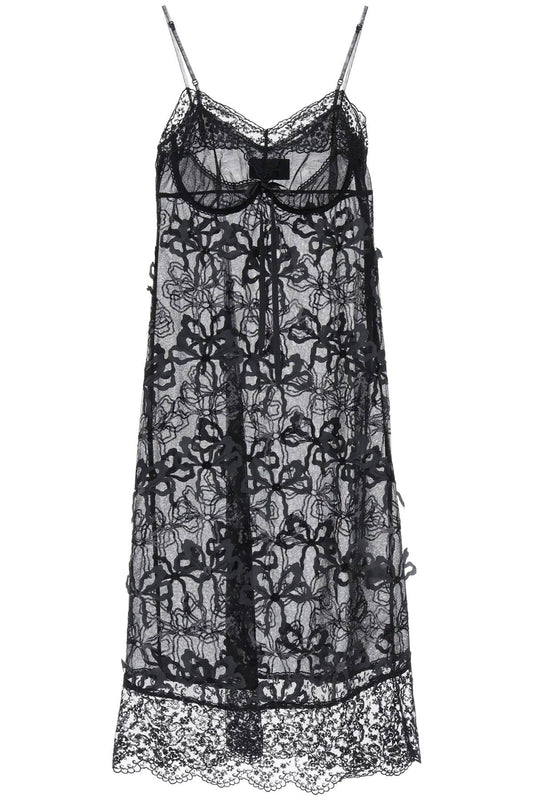 Simone Rocha Simone rocha embroidered tulle slip dress