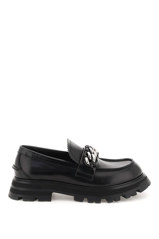 Alexander Mcqueen Alexander mcqueen chain penny loafers