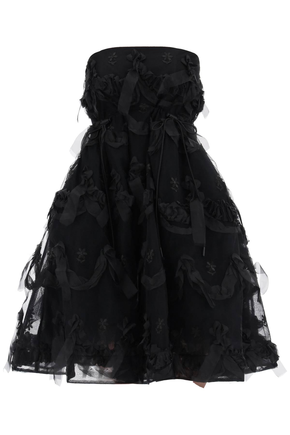 Simone Rocha Simone rocha tulle dress with bows and embroidery.