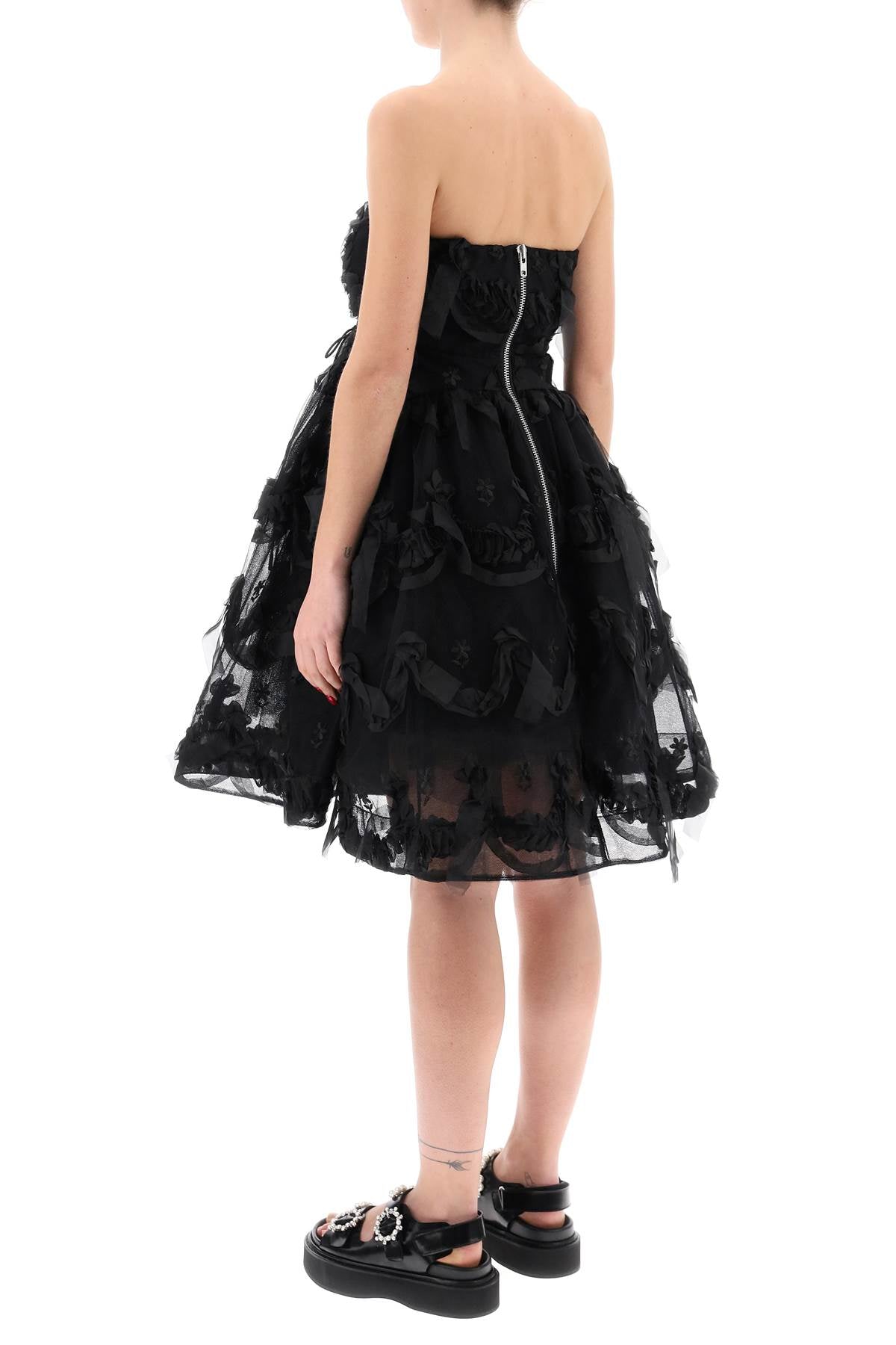 Simone Rocha Simone rocha tulle dress with bows and embroidery.