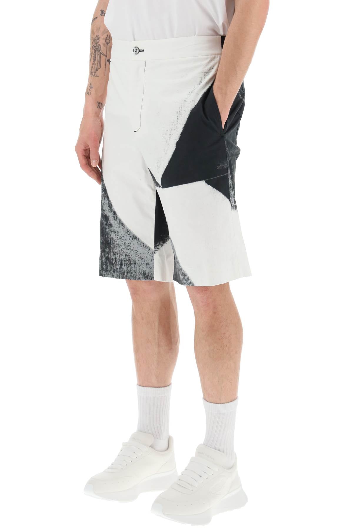 Alexander Mcqueen Alexander mcqueen brushstroke shorts